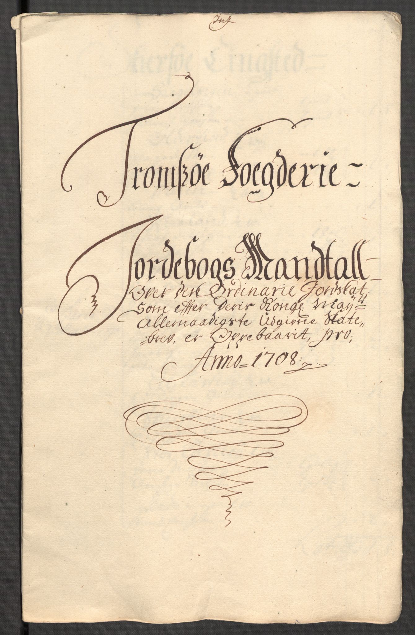 Rentekammeret inntil 1814, Reviderte regnskaper, Fogderegnskap, AV/RA-EA-4092/R68/L4757: Fogderegnskap Senja og Troms, 1708-1710, p. 52