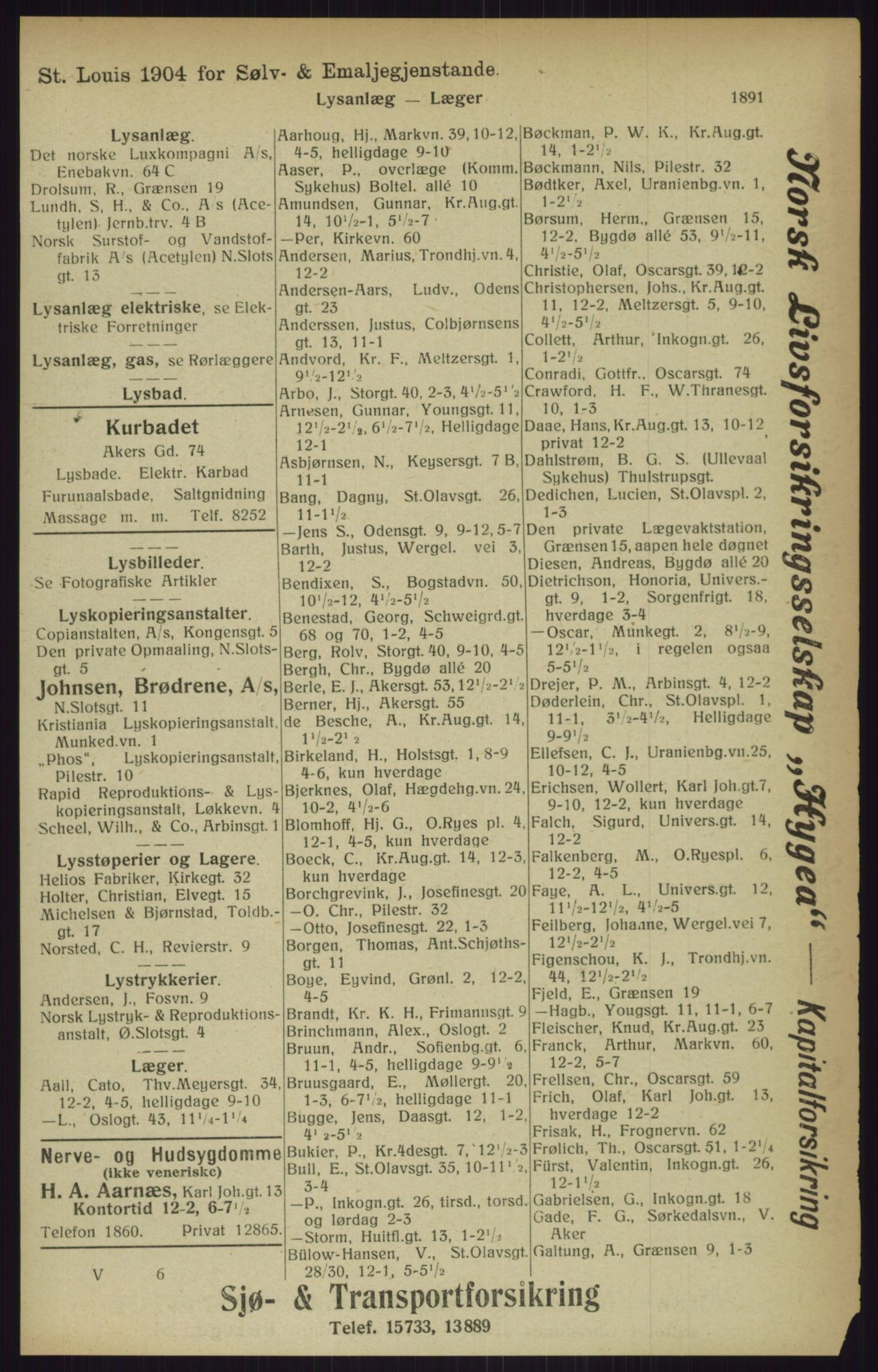 Kristiania/Oslo adressebok, PUBL/-, 1916, p. 1891