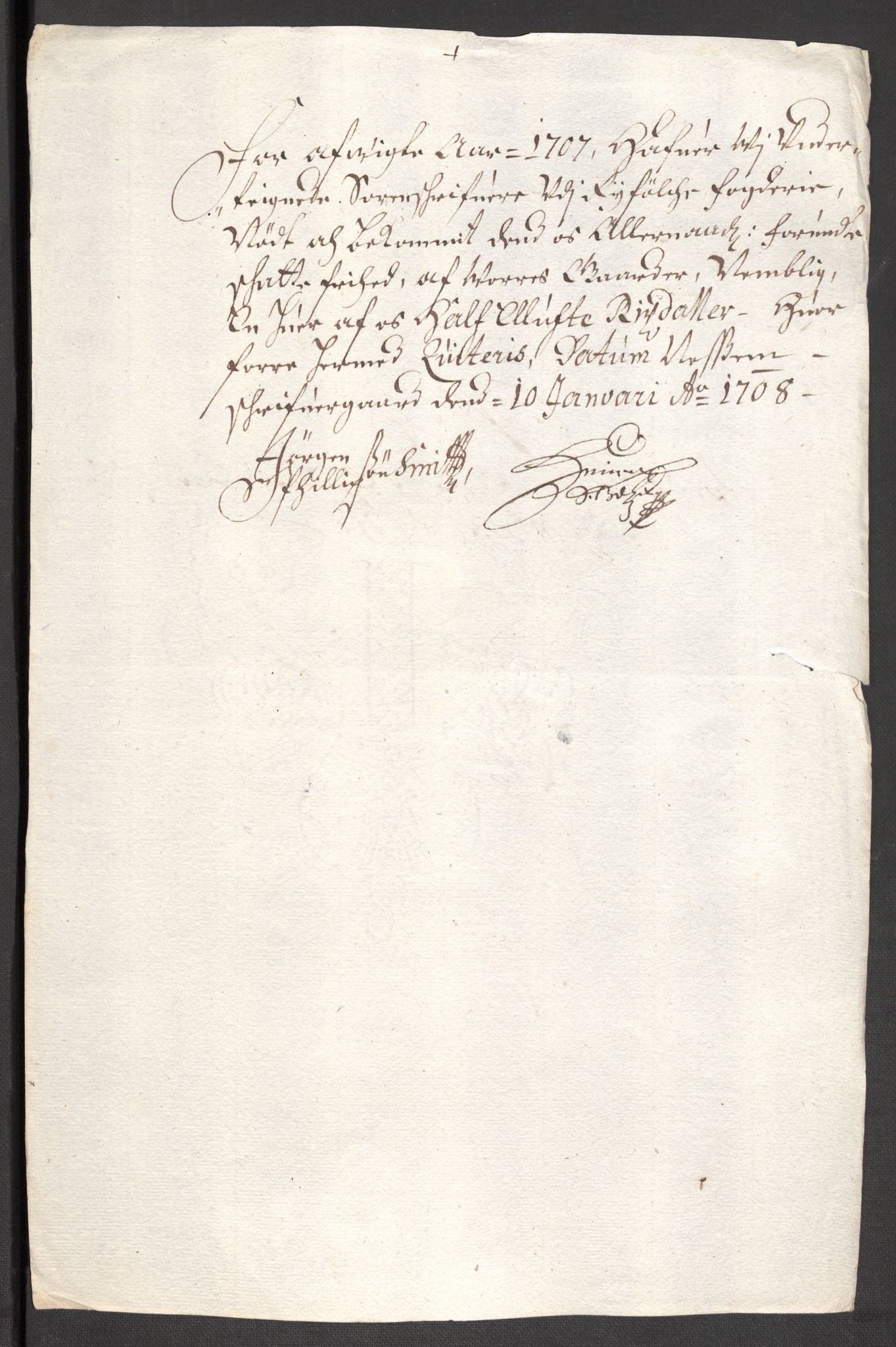 Rentekammeret inntil 1814, Reviderte regnskaper, Fogderegnskap, RA/EA-4092/R47/L2861: Fogderegnskap Ryfylke, 1706-1709, p. 134