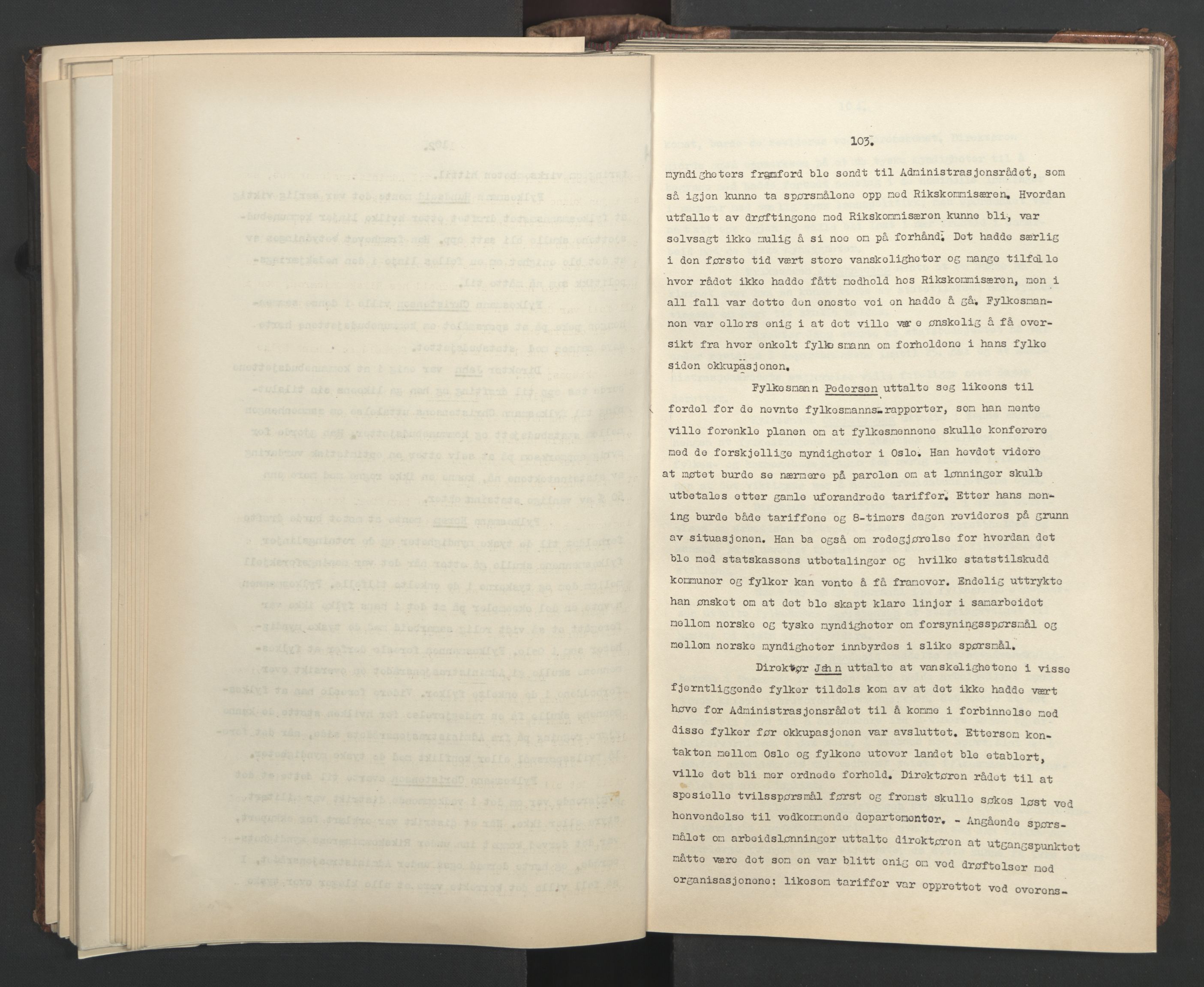 Administrasjonsrådet, AV/RA-S-1004/A/L0001: Møteprotokoll med tillegg 15/4-25/9, 1940, p. 103