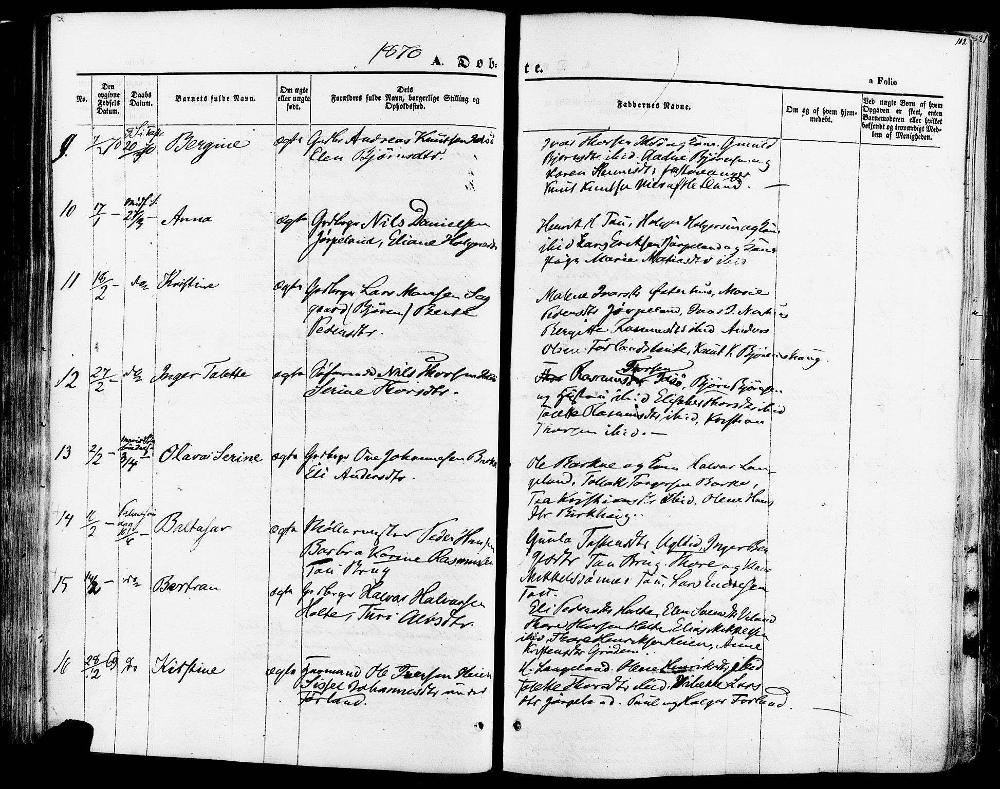 Strand sokneprestkontor, AV/SAST-A-101828/H/Ha/Haa/L0007: Parish register (official) no. A 7, 1855-1881, p. 102