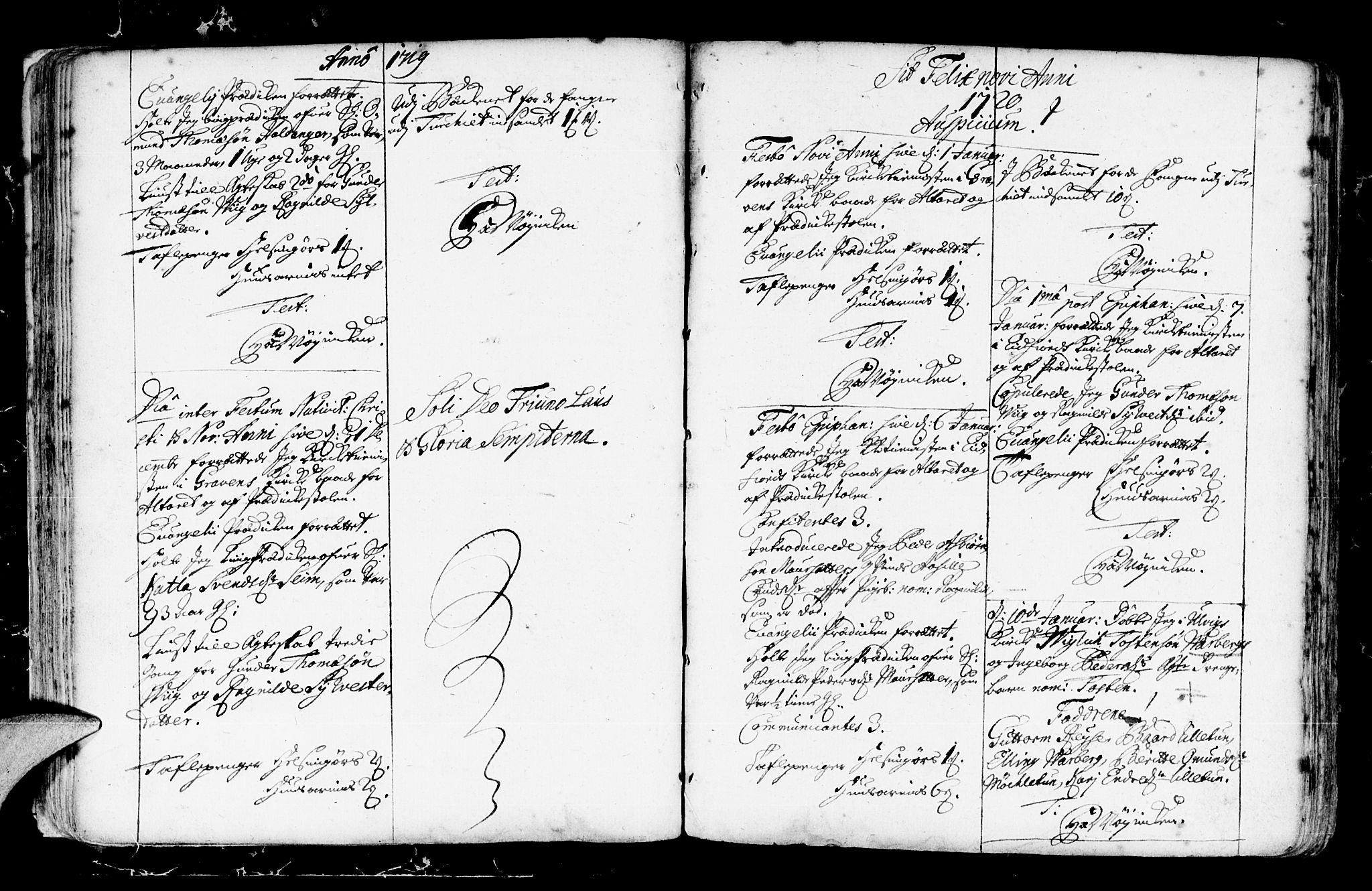 Ulvik sokneprestembete, SAB/A-78801/H/Haa: Parish register (official) no. A 4, 1718-1725, p. 34