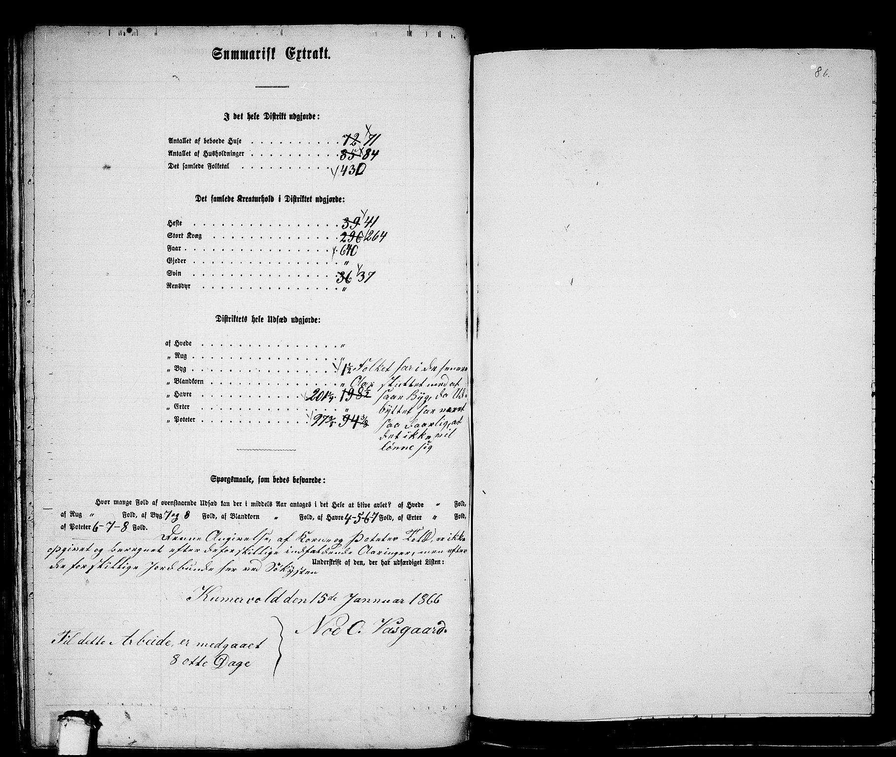 RA, 1865 census for Kvernes, 1865, p. 157