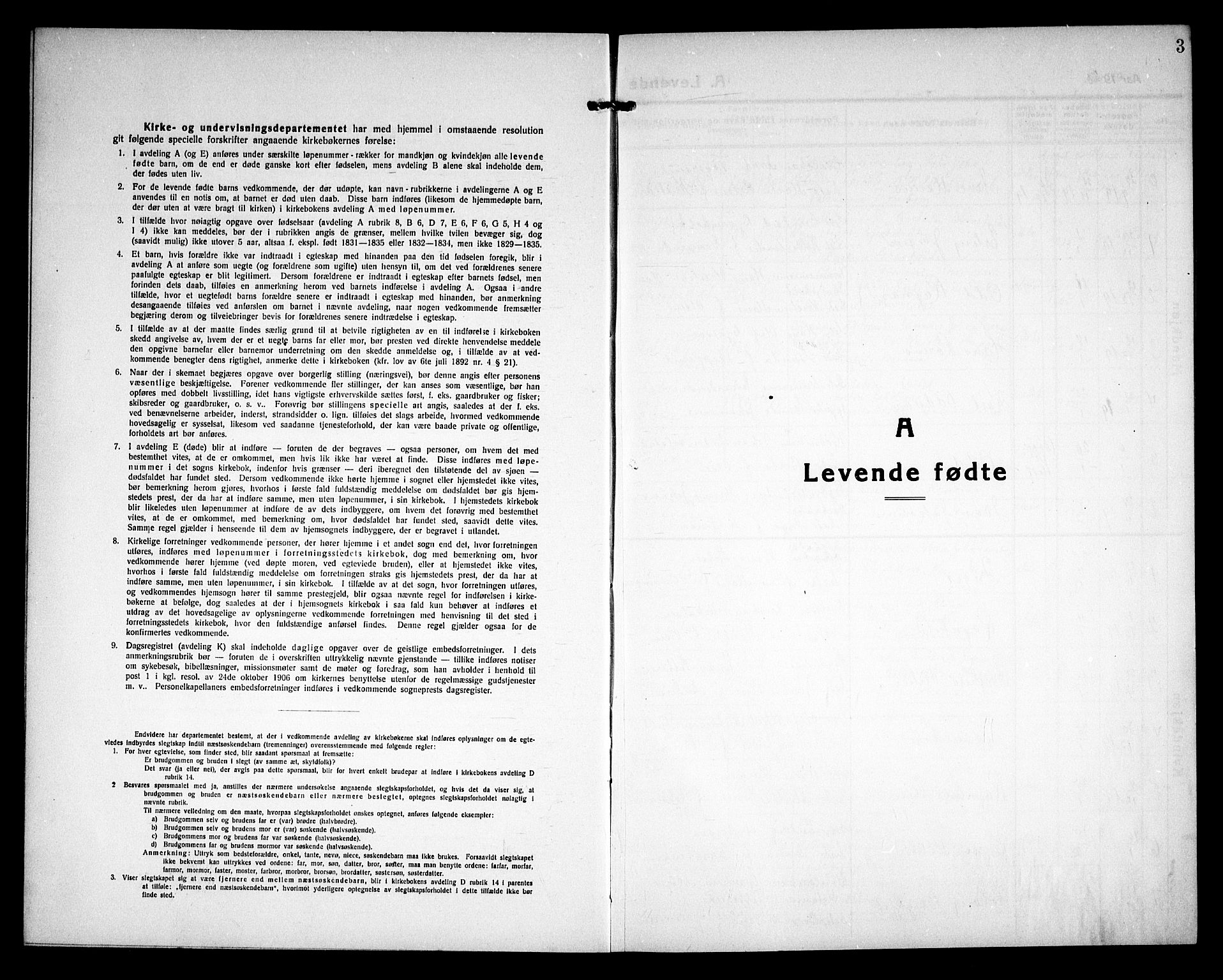 Rakkestad prestekontor Kirkebøker, SAO/A-2008/G/Ga/L0002: Parish register (copy) no. I 2, 1918-1931, p. 3