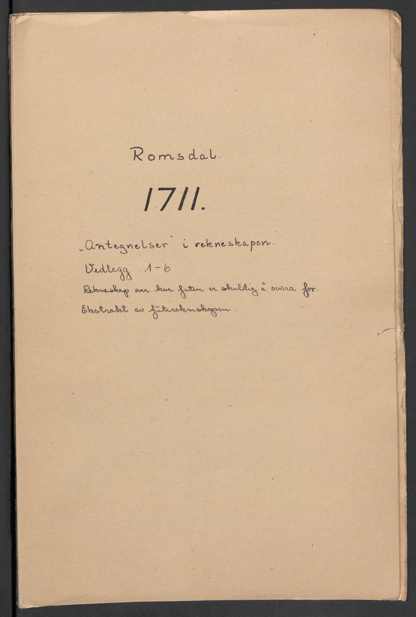 Rentekammeret inntil 1814, Reviderte regnskaper, Fogderegnskap, RA/EA-4092/R55/L3660: Fogderegnskap Romsdal, 1711, p. 449