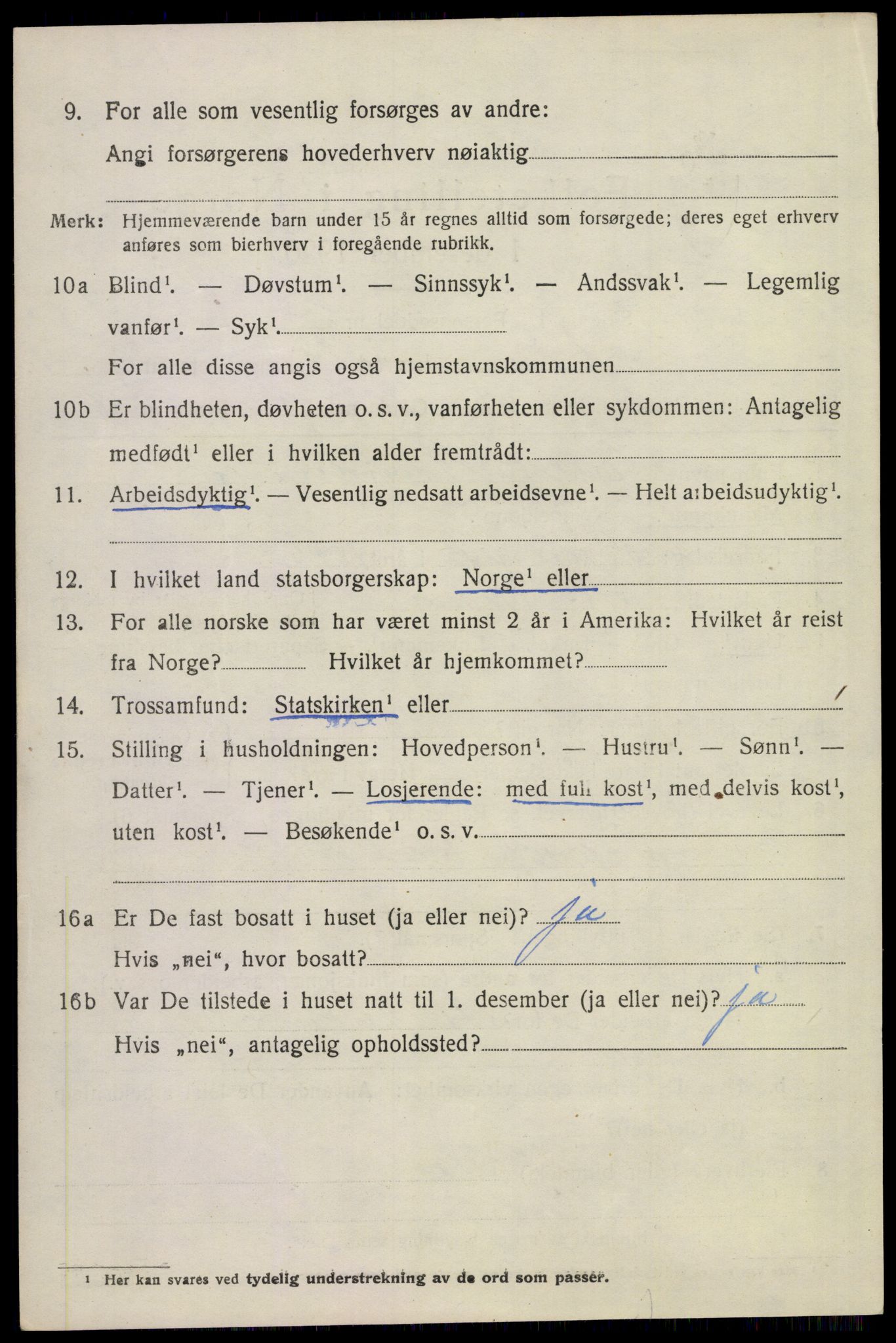 SAKO, 1920 census for Lier, 1920, p. 5415