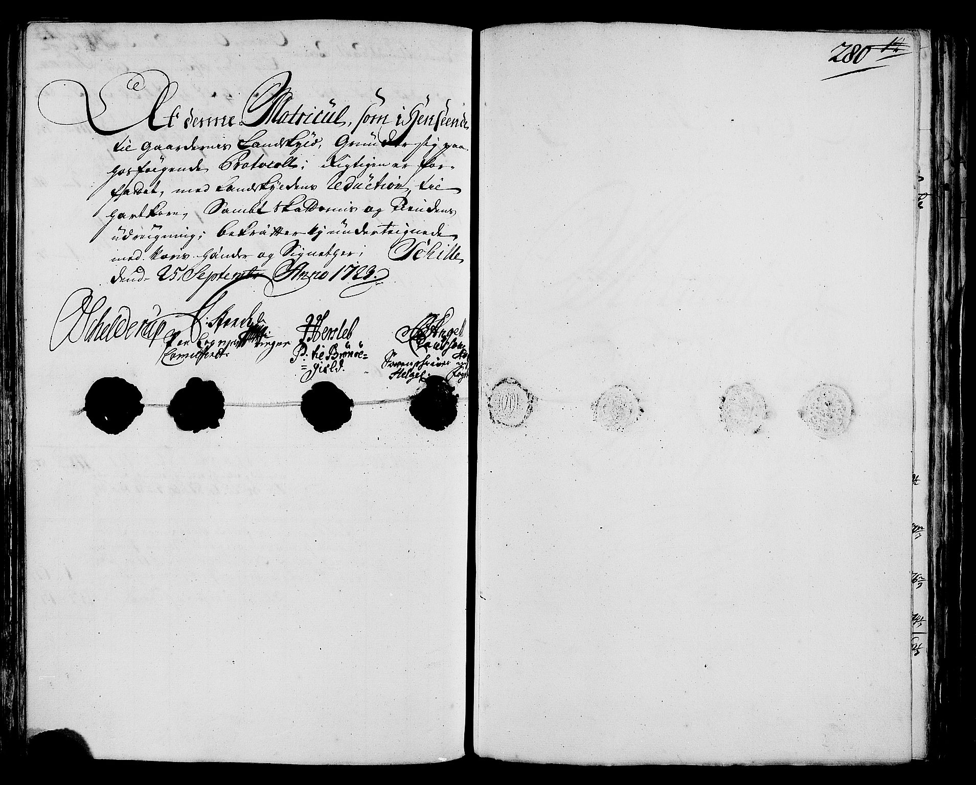 Rentekammeret inntil 1814, Realistisk ordnet avdeling, RA/EA-4070/N/Nb/Nbf/L0171: Helgeland matrikkelprotokoll, 1723, p. 284