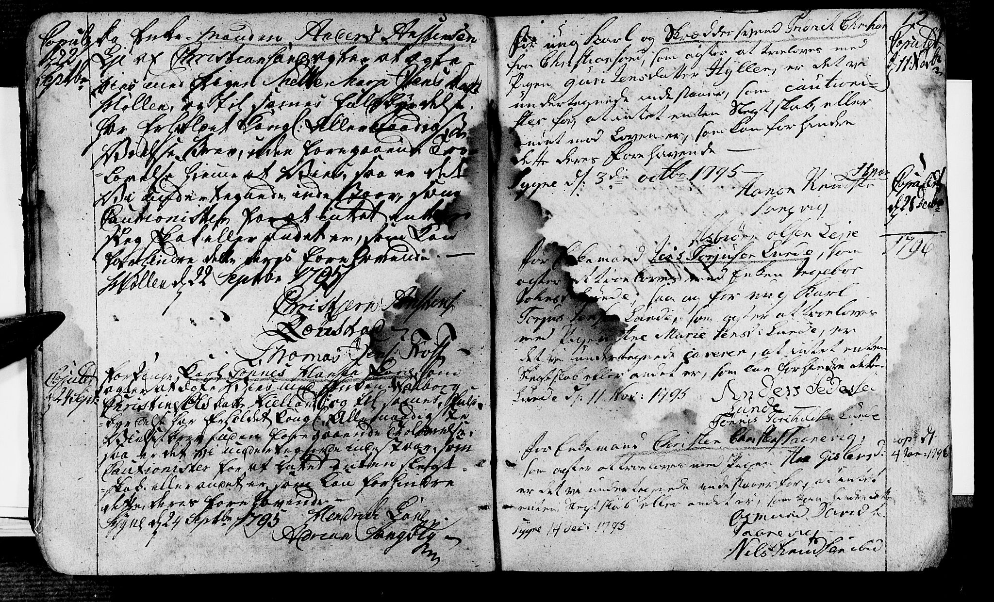 Søgne sokneprestkontor, SAK/1111-0037/F/Fa/Fab/L0007: Parish register (official) no. A 7, 1791-1851, p. 12