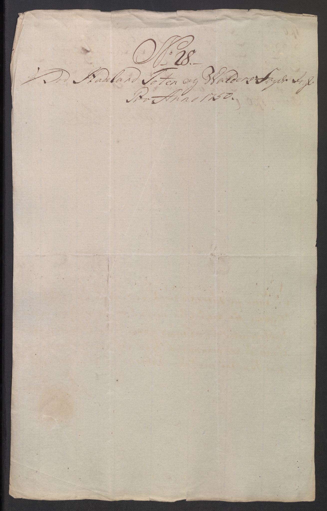 Rentekammeret inntil 1814, Reviderte regnskaper, Fogderegnskap, RA/EA-4092/R18/L1348: Fogderegnskap Hadeland, Toten og Valdres, 1750-1751, p. 110