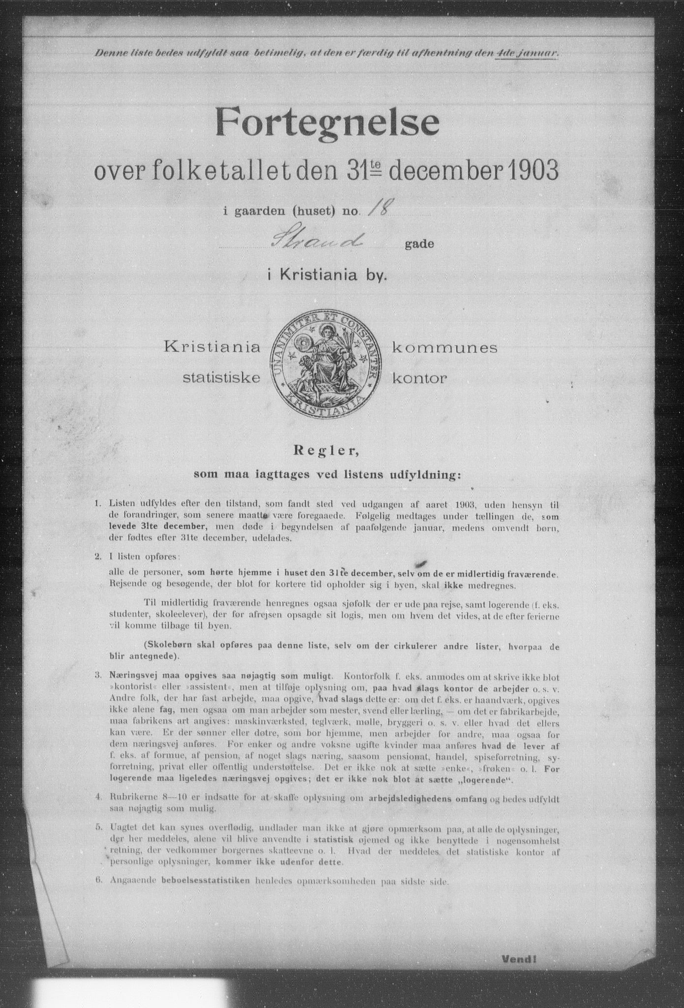 OBA, Municipal Census 1903 for Kristiania, 1903, p. 20143