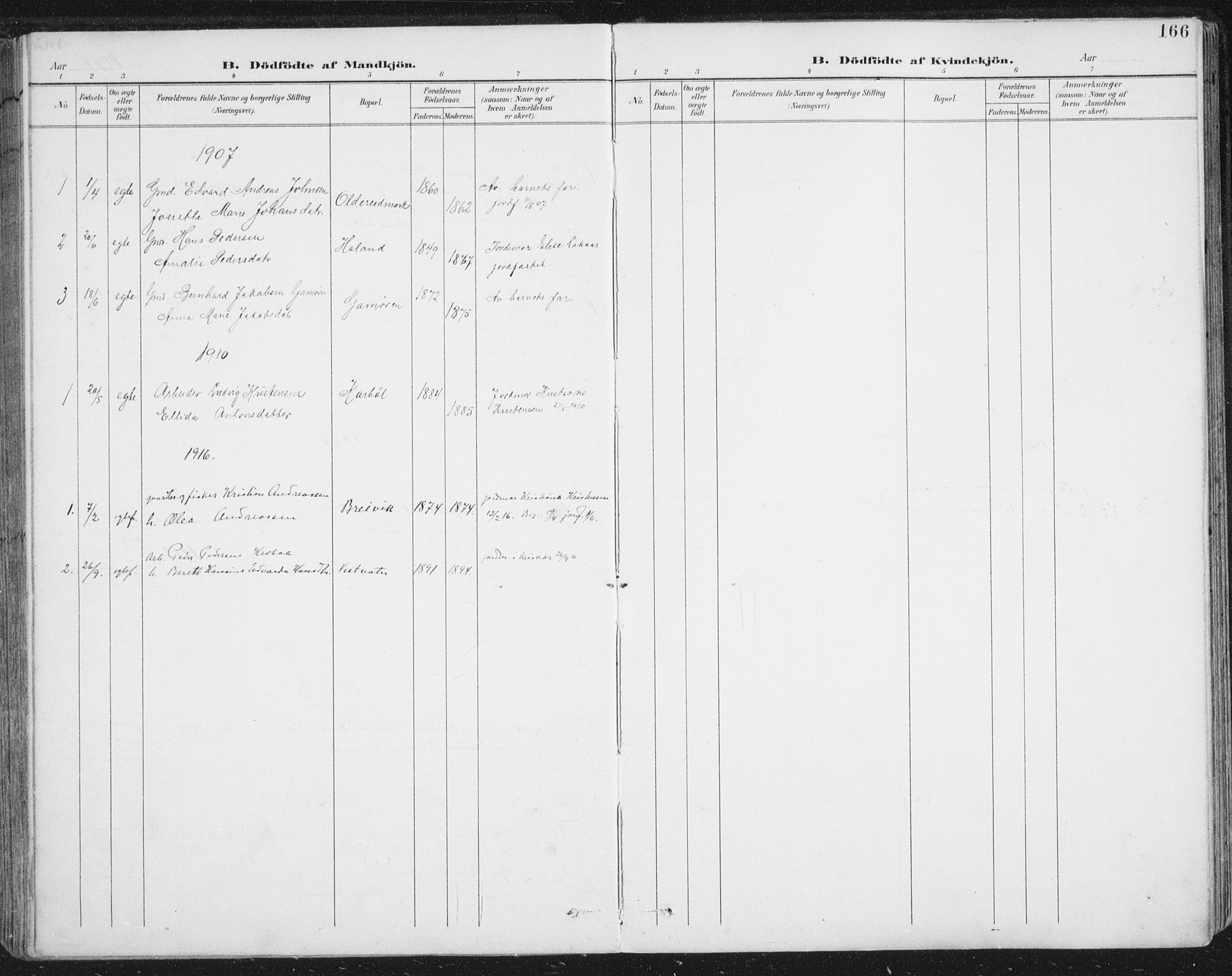 Ministerialprotokoller, klokkerbøker og fødselsregistre - Nordland, SAT/A-1459/852/L0741: Parish register (official) no. 852A11, 1894-1917, p. 166