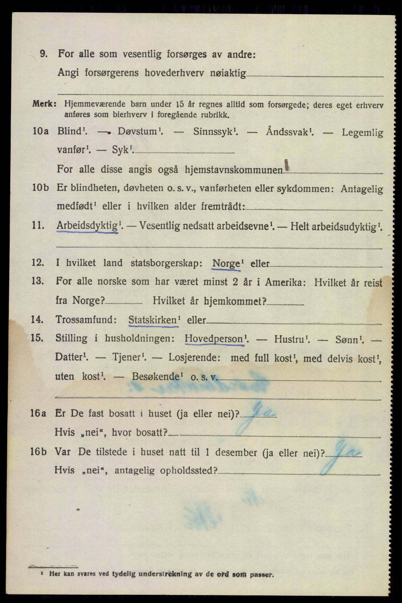 SAKO, 1920 census for Holla, 1920, p. 4746