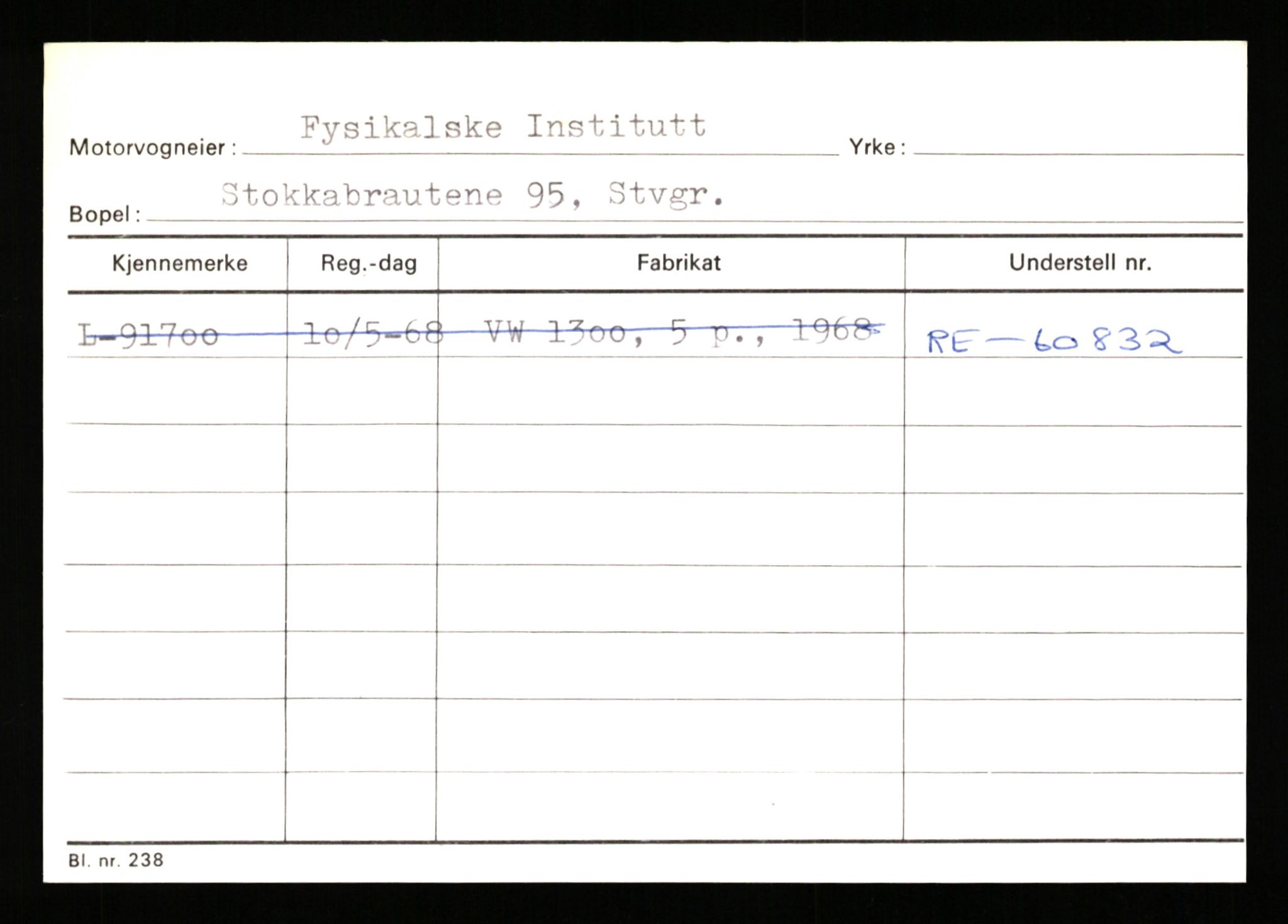 Stavanger trafikkstasjon, SAST/A-101942/0/H/L0010: Fuglestad - Gjestland, 1930-1971, p. 611