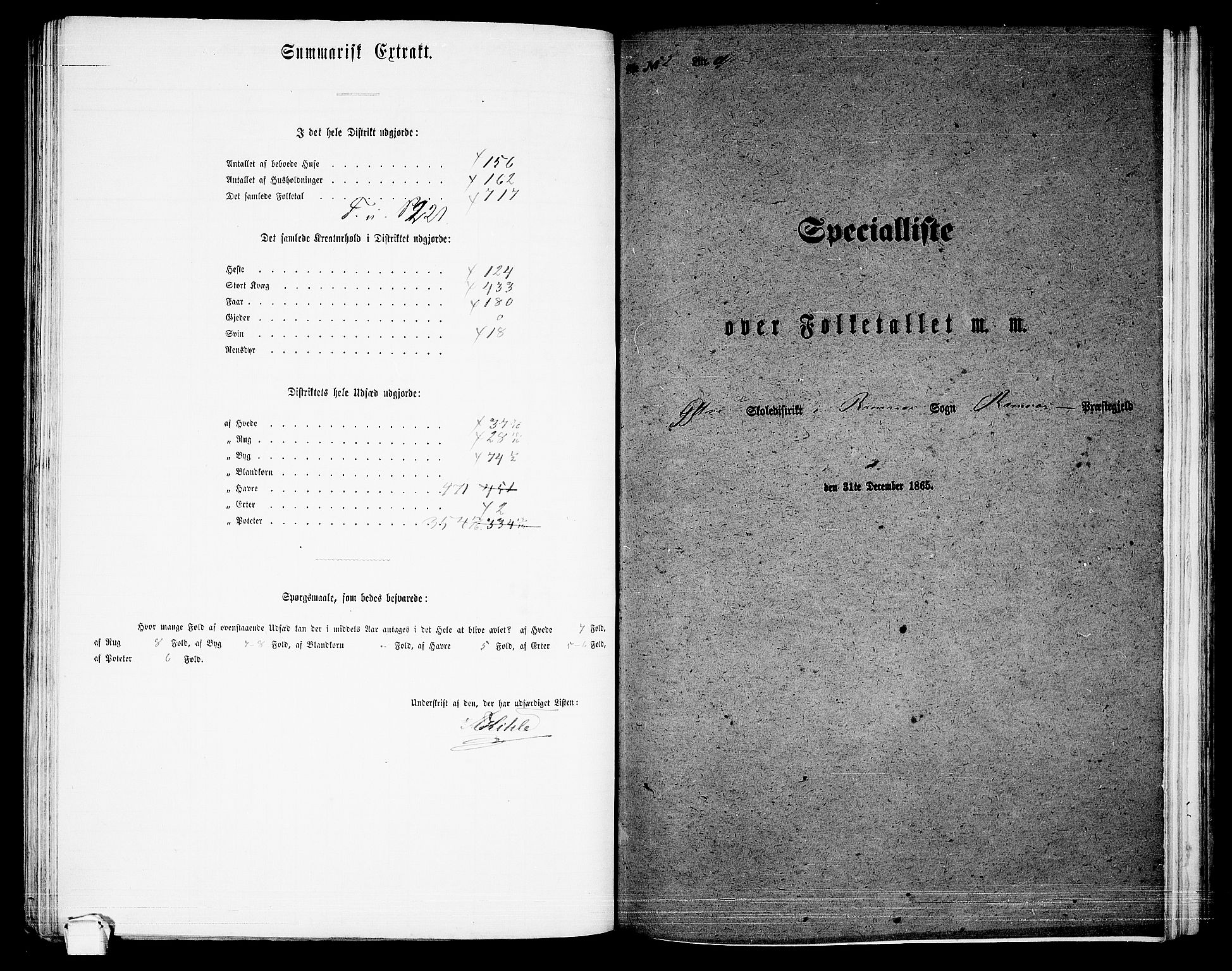 RA, 1865 census for Ramnes, 1865, p. 39