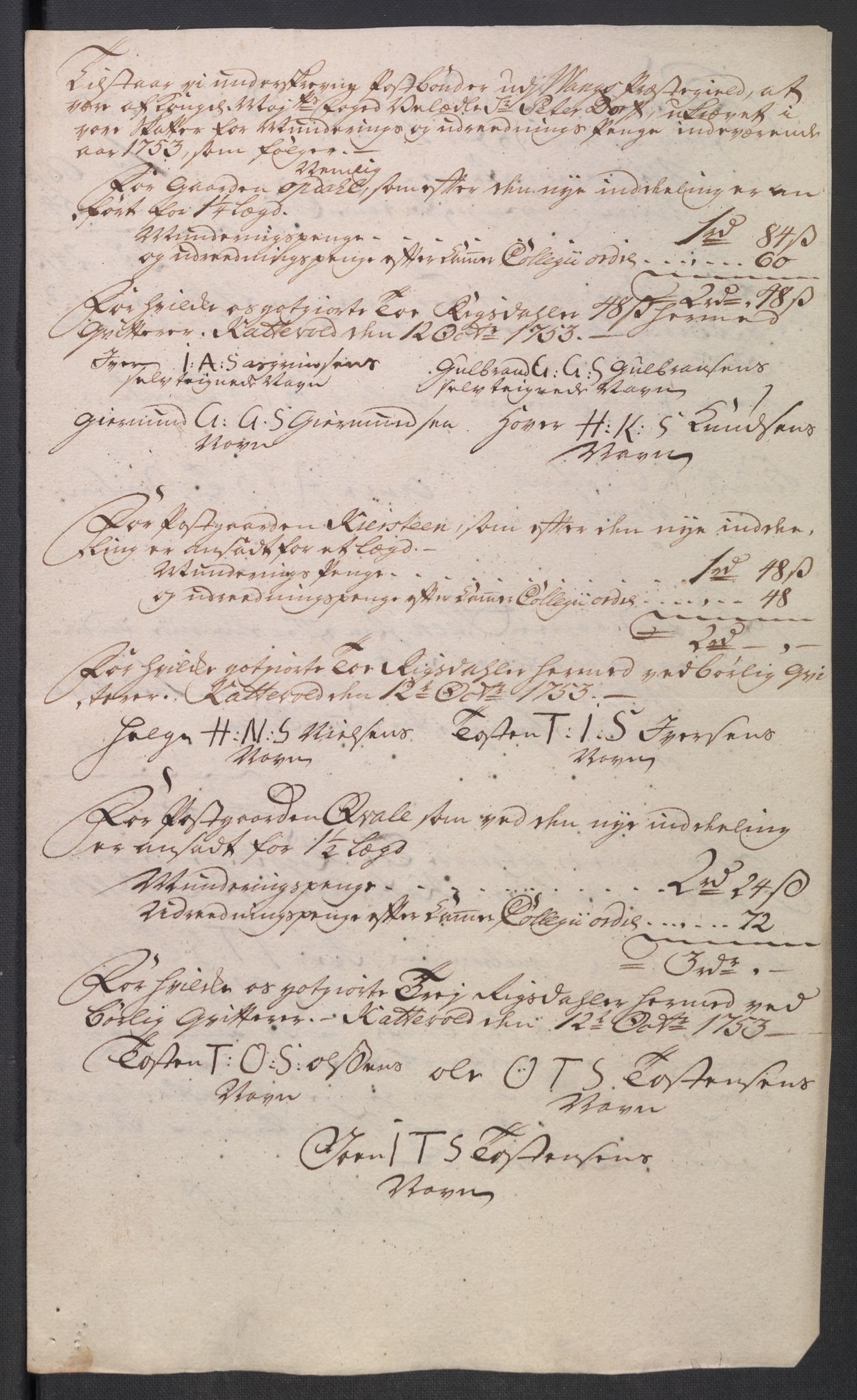 Rentekammeret inntil 1814, Reviderte regnskaper, Fogderegnskap, RA/EA-4092/R18/L1349: Fogderegnskap Hadeland, Toten og Valdres, 1752-1753, p. 449