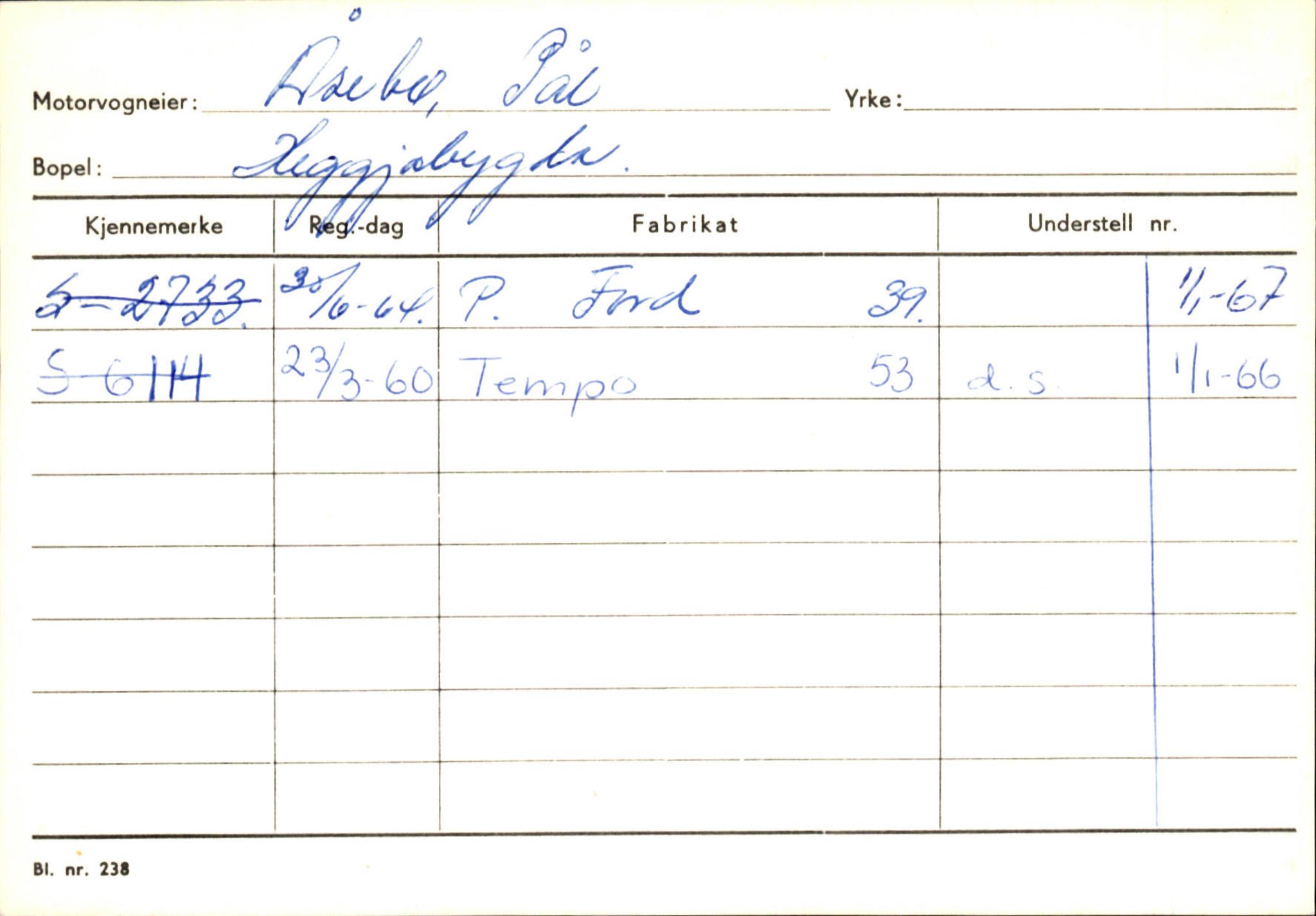 Statens vegvesen, Sogn og Fjordane vegkontor, AV/SAB-A-5301/4/F/L0130: Eigarregister Eid T-Å. Høyanger A-O, 1945-1975, p. 341