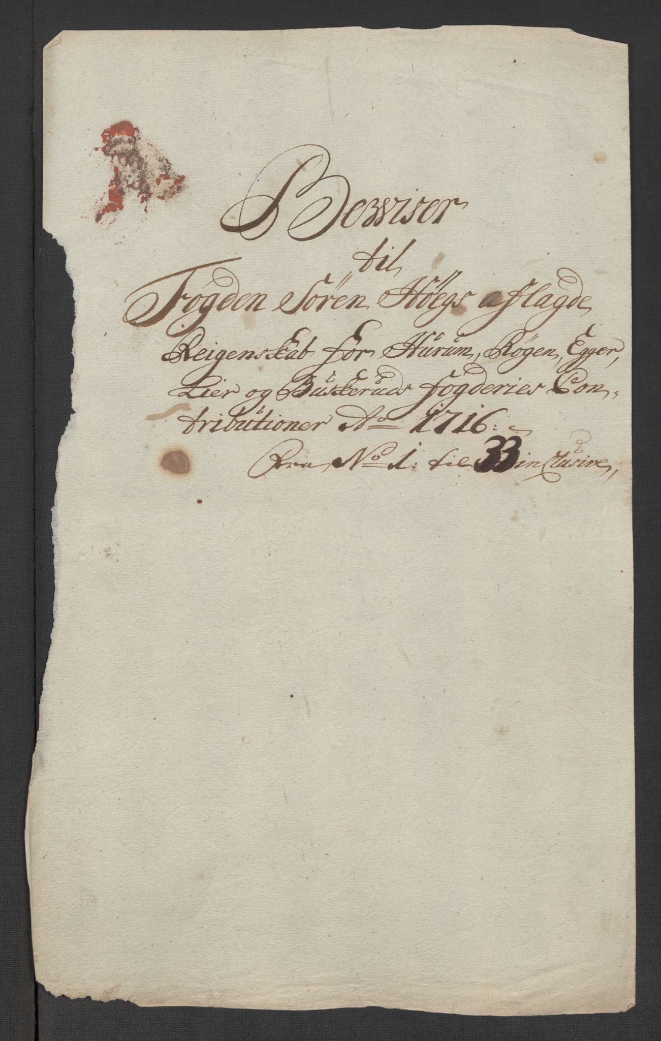 Rentekammeret inntil 1814, Reviderte regnskaper, Fogderegnskap, AV/RA-EA-4092/R31/L1710: Fogderegnskap Hurum, Røyken, Eiker, Lier og Buskerud, 1715-1716, p. 310