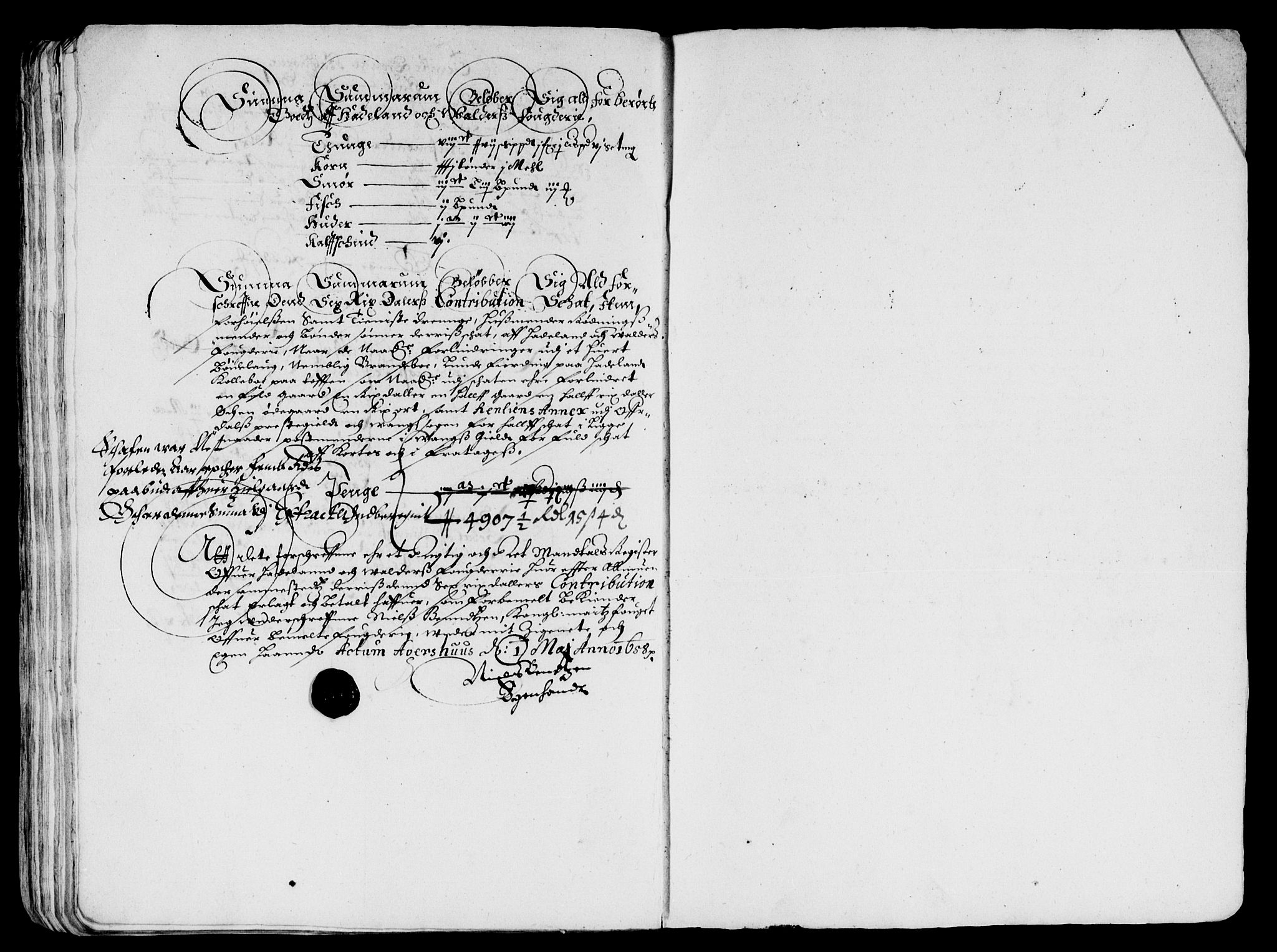 Rentekammeret inntil 1814, Reviderte regnskaper, Lensregnskaper, AV/RA-EA-5023/R/Rb/Rba/L0241: Akershus len, 1657-1658