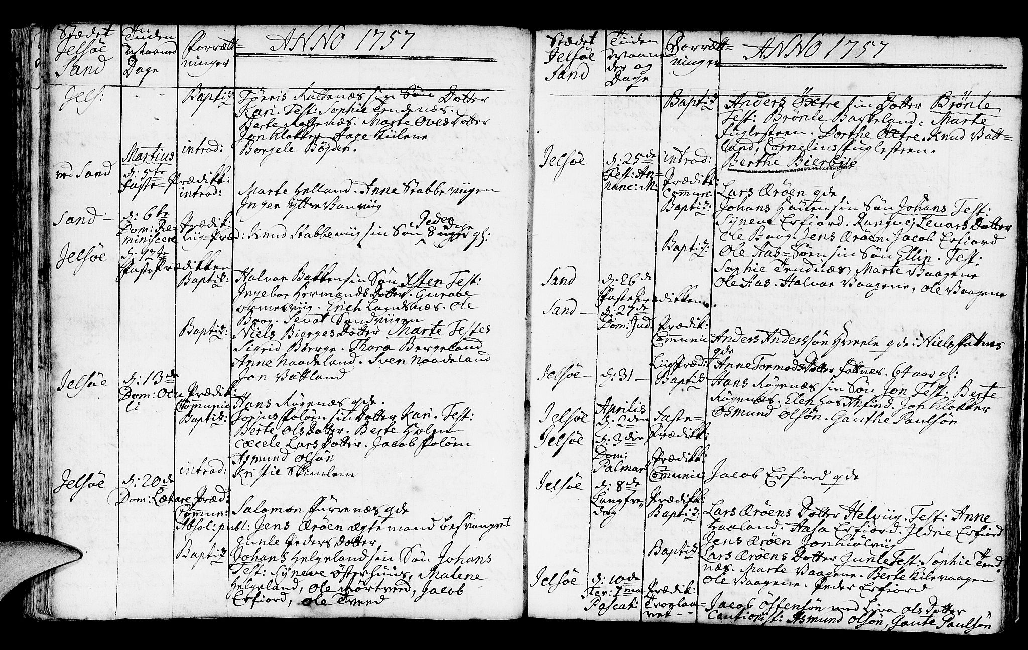 Jelsa sokneprestkontor, AV/SAST-A-101842/01/IV: Parish register (official) no. A 2, 1753-1767