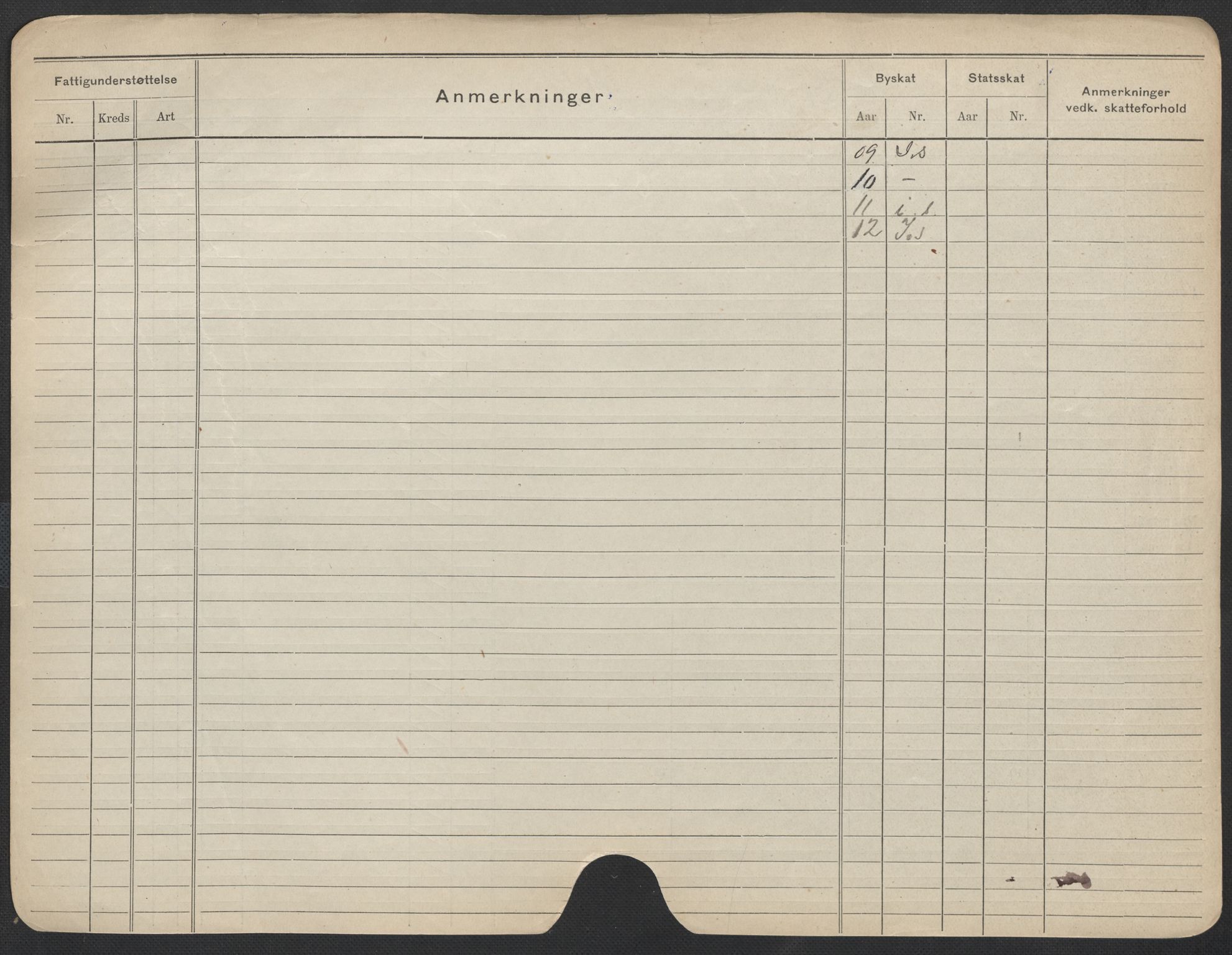 Oslo folkeregister, Registerkort, SAO/A-11715/F/Fa/Fac/L0012: Kvinner, 1906-1914, p. 76b