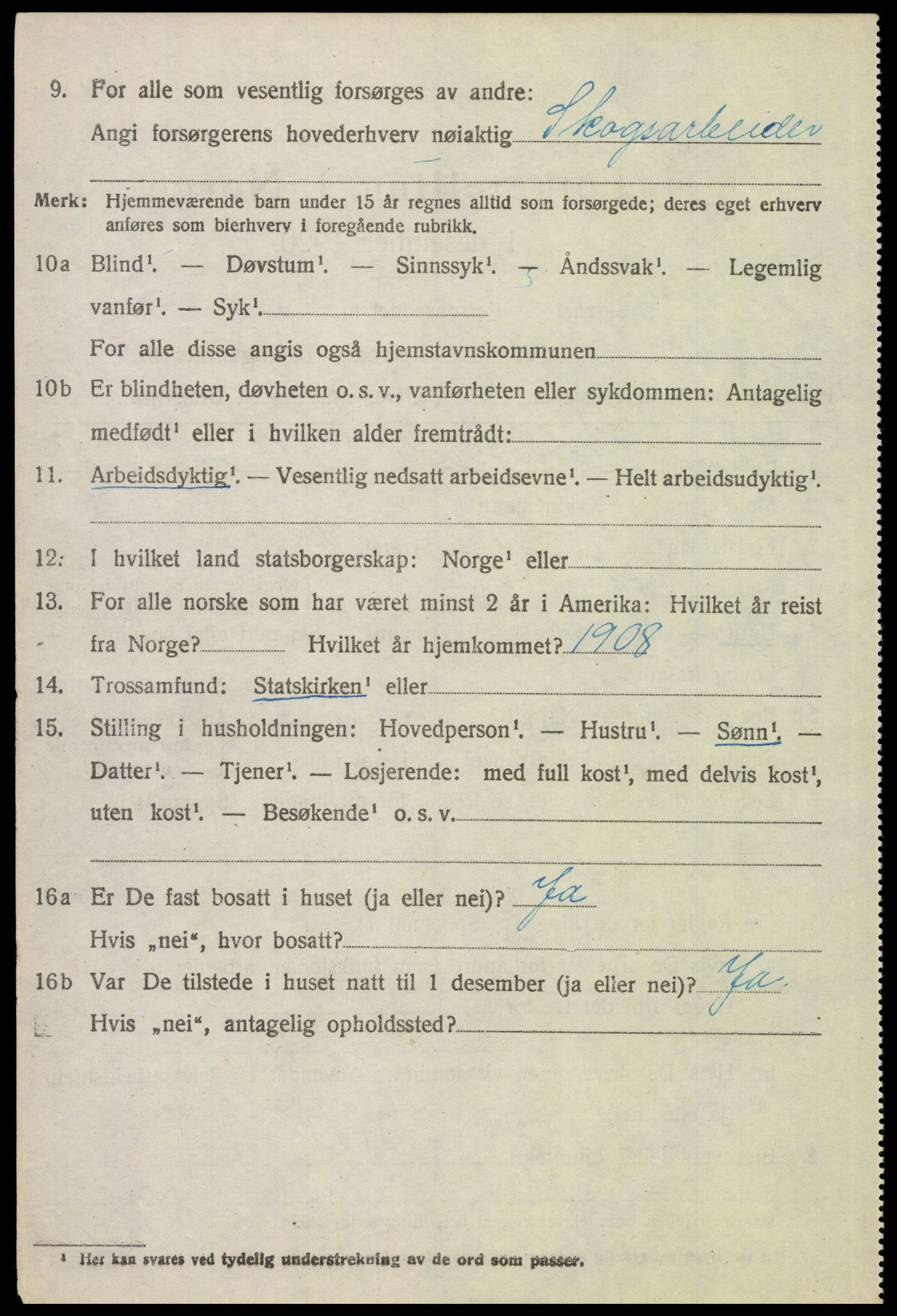 SAH, 1920 census for Hof, 1920, p. 7894