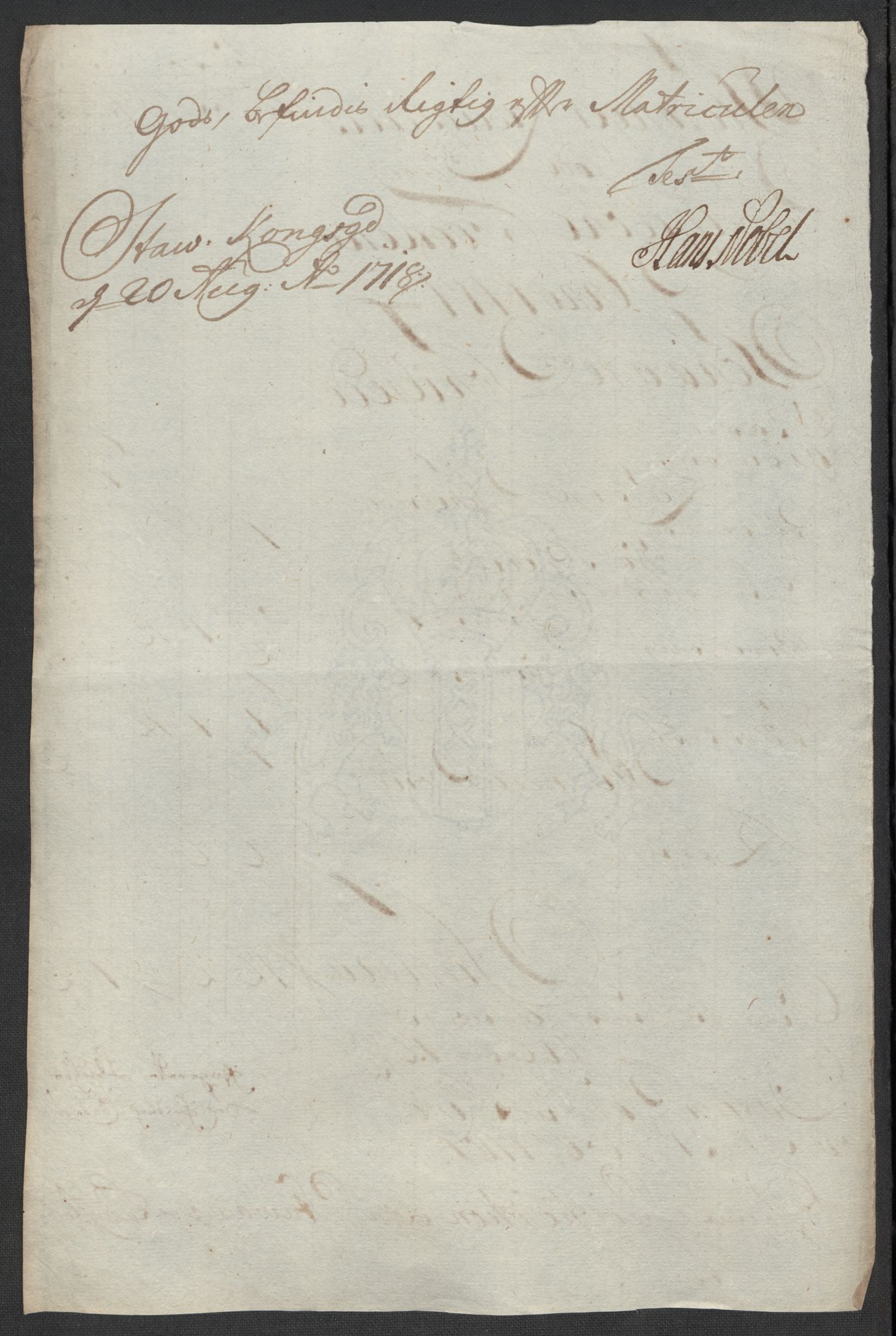 Rentekammeret inntil 1814, Reviderte regnskaper, Fogderegnskap, AV/RA-EA-4092/R47/L2870: Fogderegnskap Ryfylke, 1717, p. 309