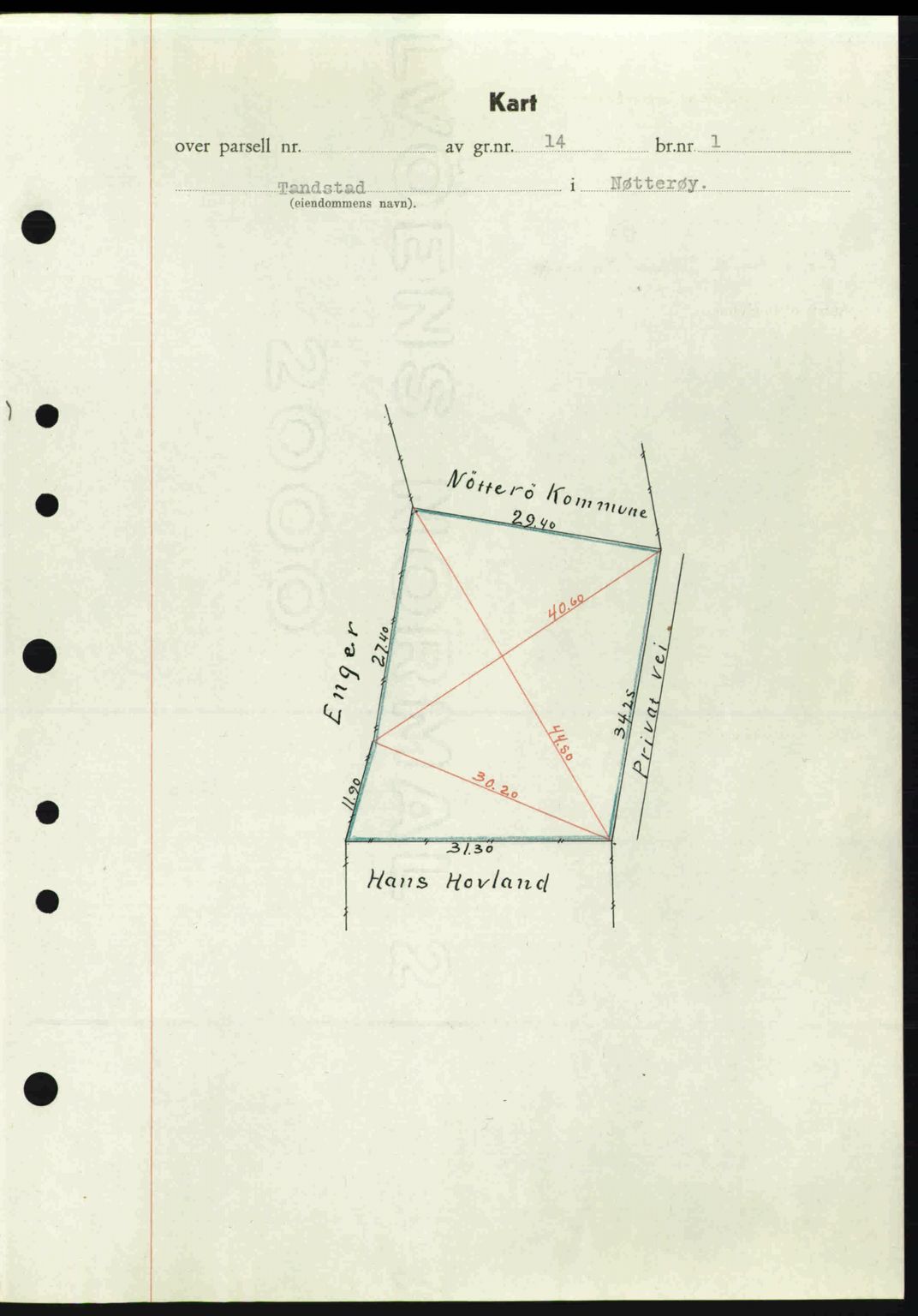 Tønsberg sorenskriveri, AV/SAKO-A-130/G/Ga/Gaa/L0013: Mortgage book no. A13, 1943-1943, Diary no: : 2116/1943