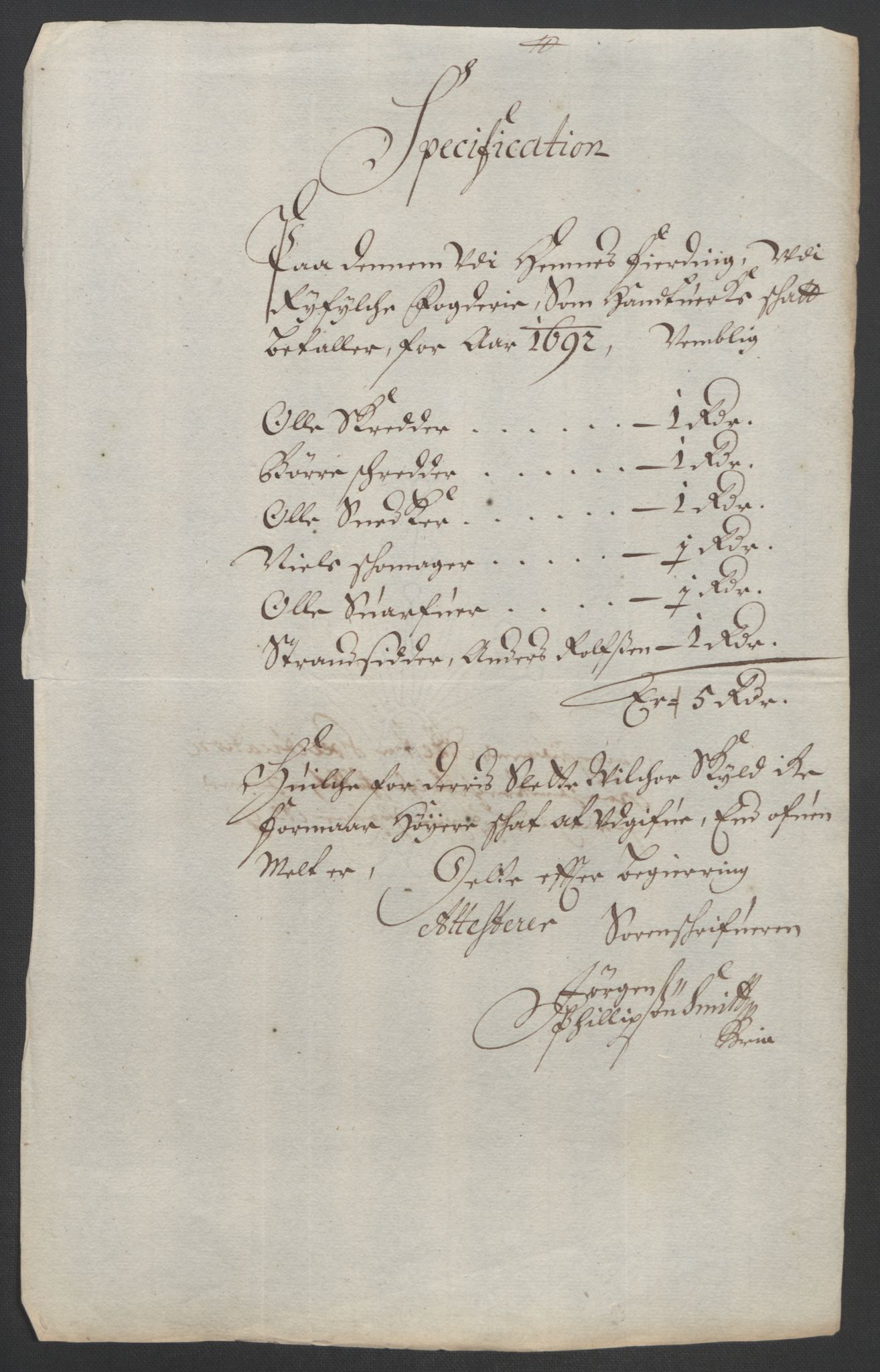 Rentekammeret inntil 1814, Reviderte regnskaper, Fogderegnskap, RA/EA-4092/R47/L2856: Fogderegnskap Ryfylke, 1689-1693, p. 511