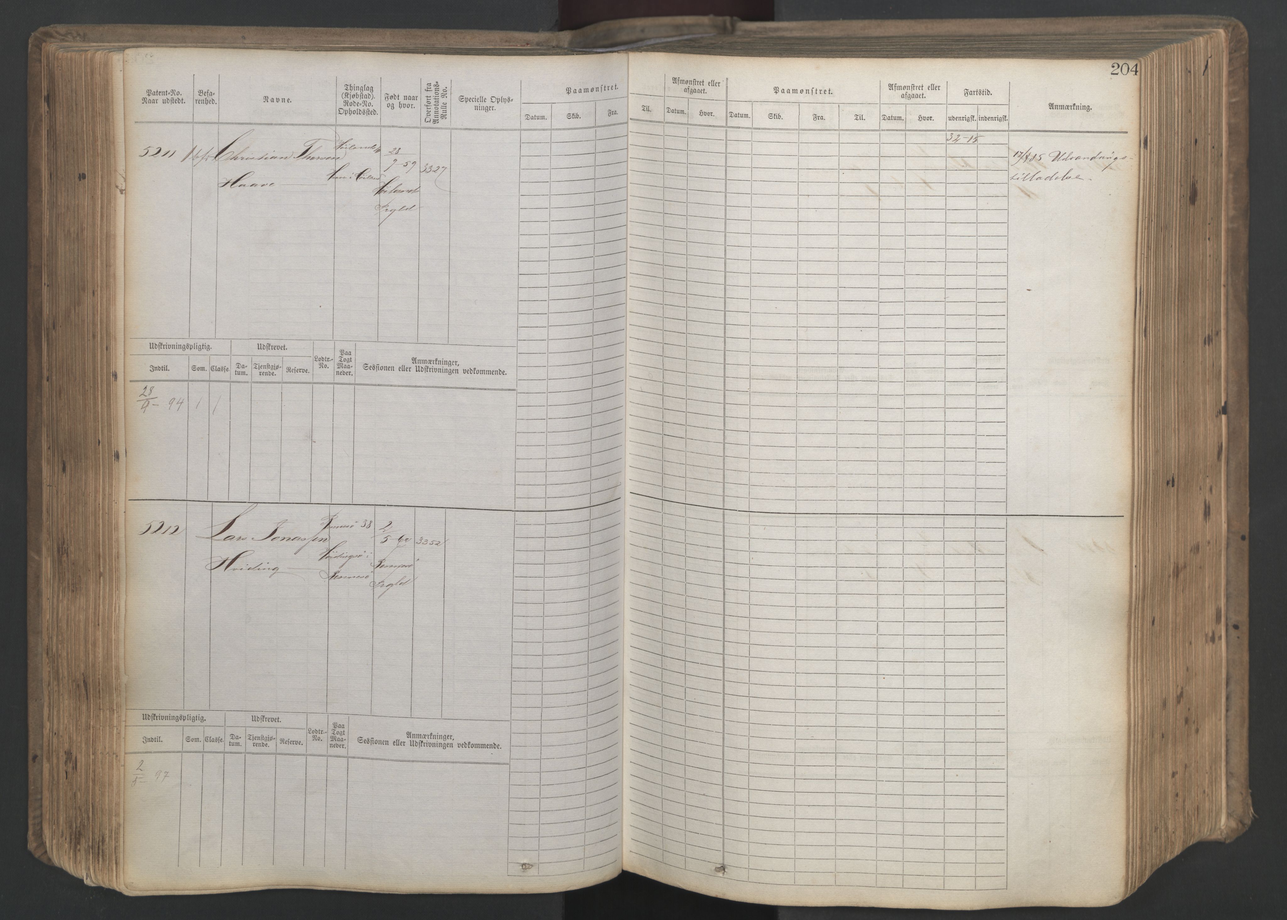 Stavanger sjømannskontor, AV/SAST-A-102006/F/Fb/Fbb/L0020: Sjøfartshovedrulle patnentnr. 4803-6004 (dublett), 1879, p. 209