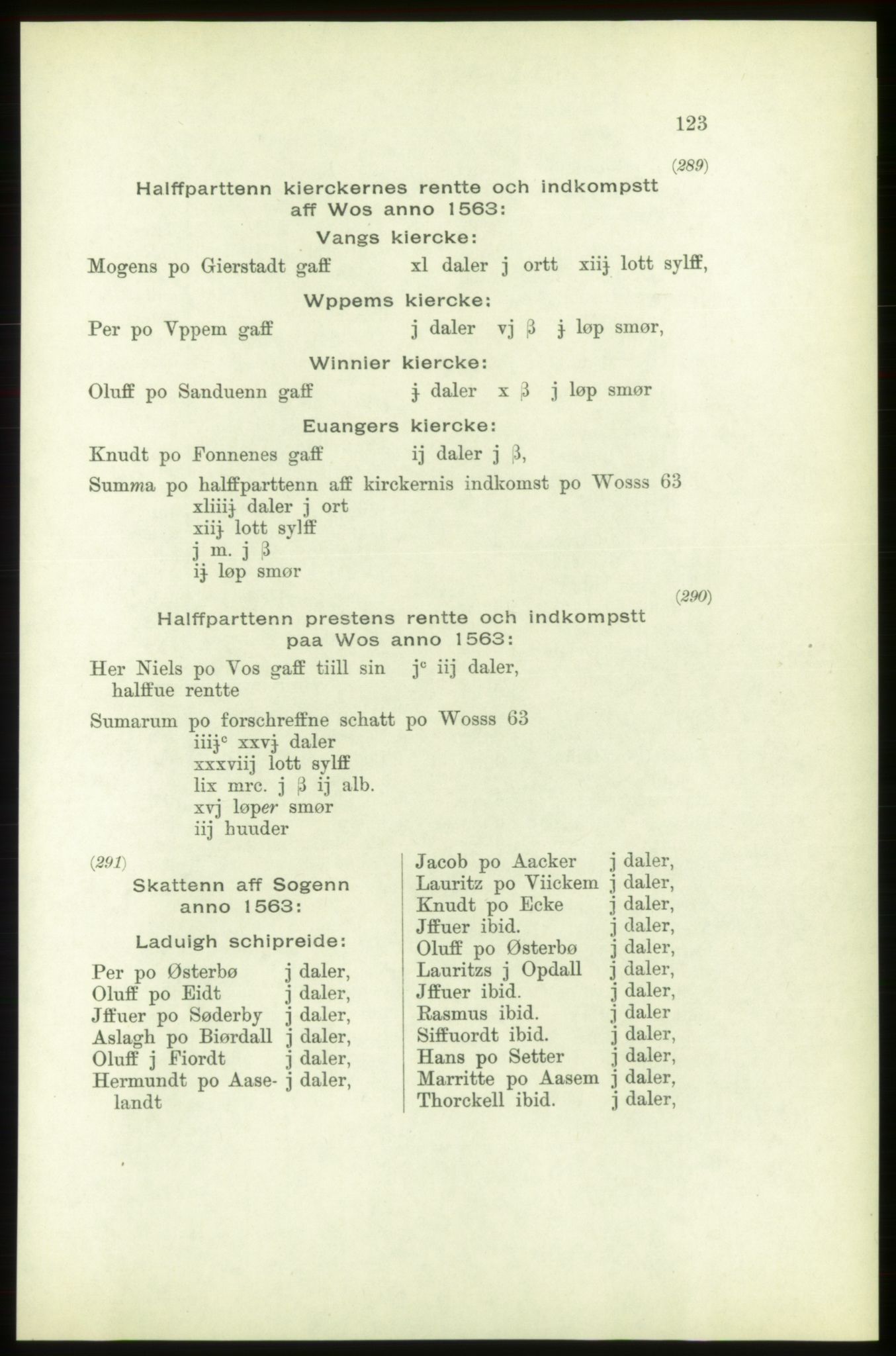 Publikasjoner utgitt av Arkivverket, PUBL/PUBL-001/C/0003: Bind 3: Skatten av Bergenhus len 1563, 1563, p. 123