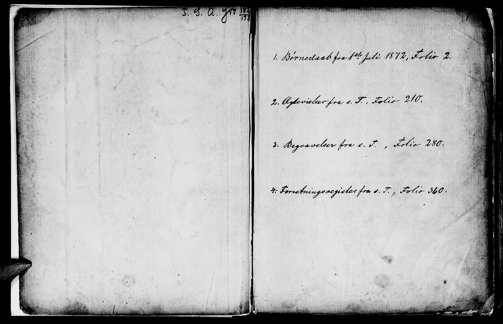Ministerialprotokoller, klokkerbøker og fødselsregistre - Sør-Trøndelag, SAT/A-1456/602/L0142: Parish register (copy) no. 602C10, 1872-1894, p. 1