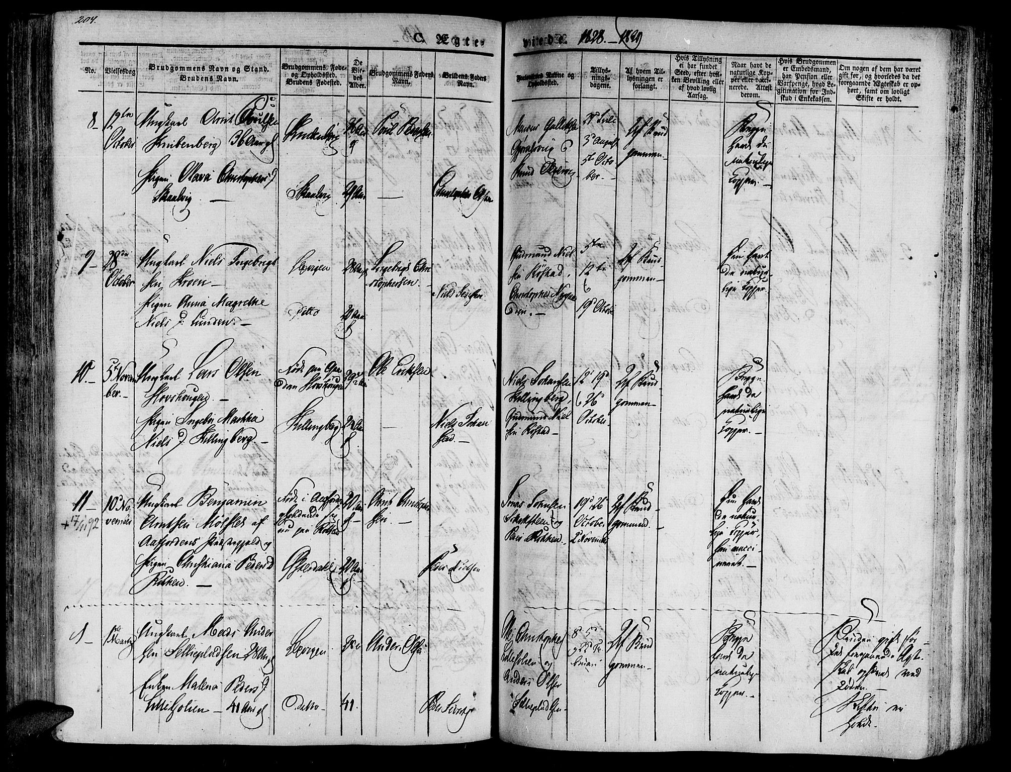 Ministerialprotokoller, klokkerbøker og fødselsregistre - Nord-Trøndelag, SAT/A-1458/701/L0006: Parish register (official) no. 701A06, 1825-1841, p. 207