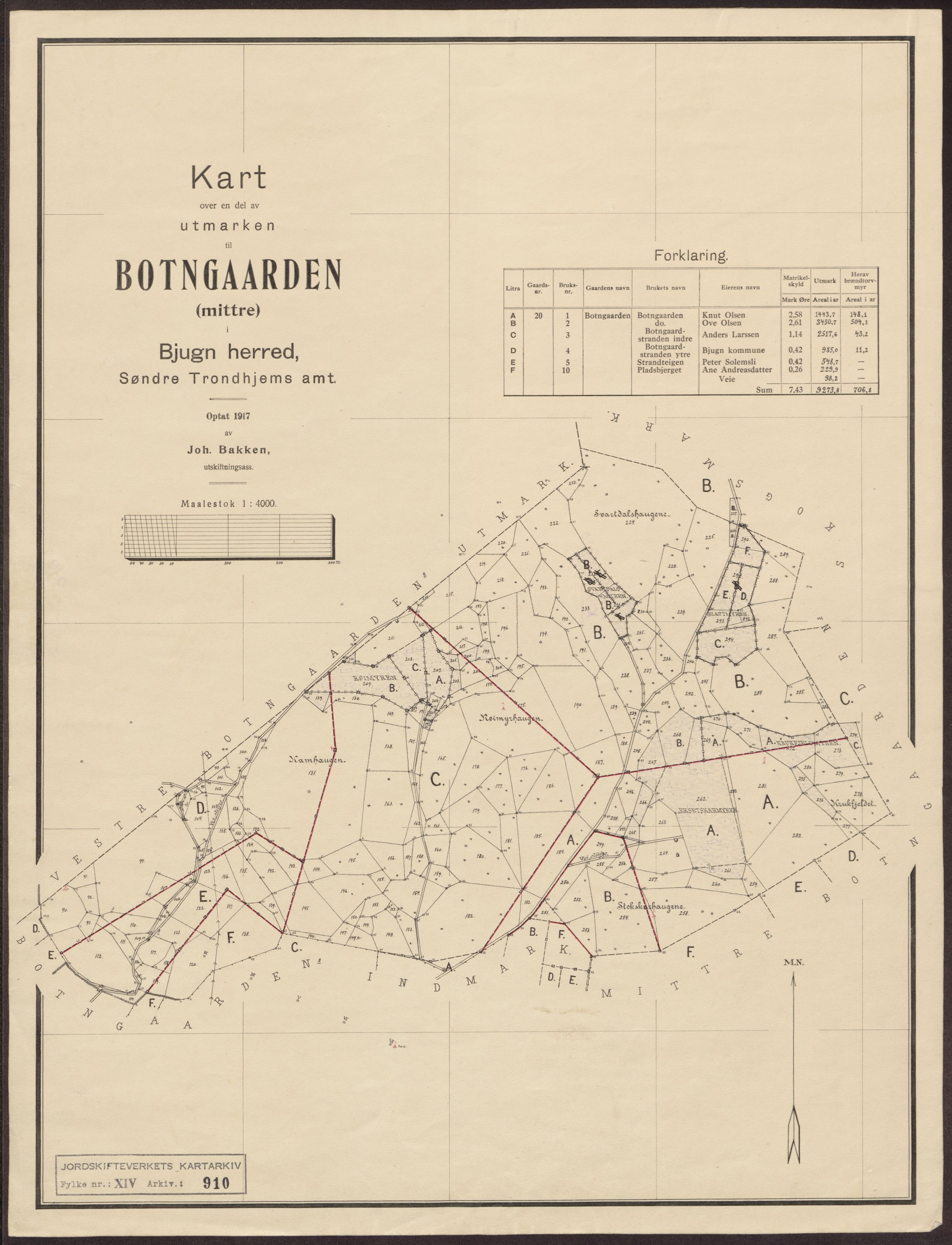 Jordskifteverkets kartarkiv, AV/RA-S-3929/T, 1859-1988, p. 1443