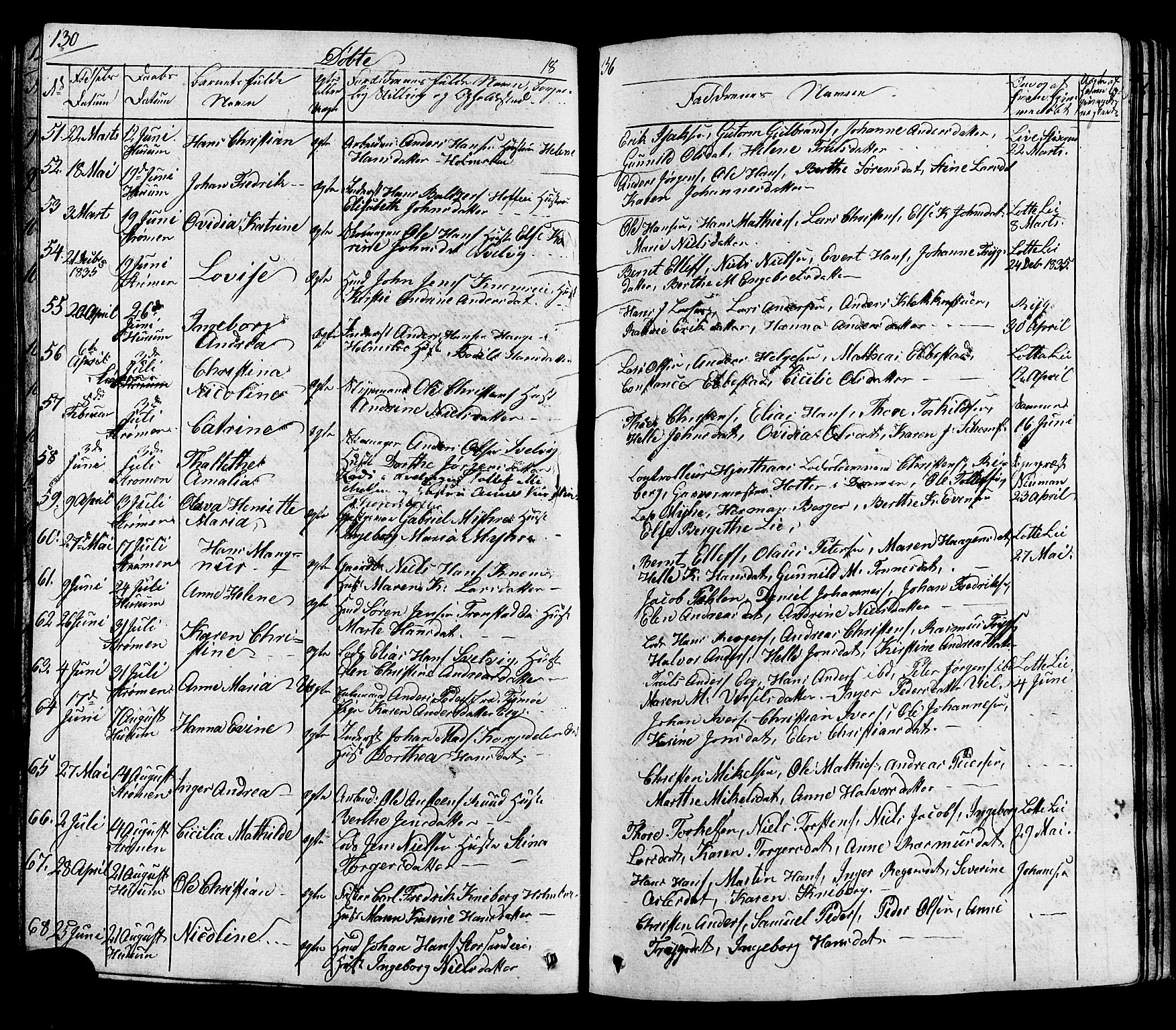 Hurum kirkebøker, SAKO/A-229/G/Ga/L0002: Parish register (copy) no. I 2, 1827-1857, p. 130