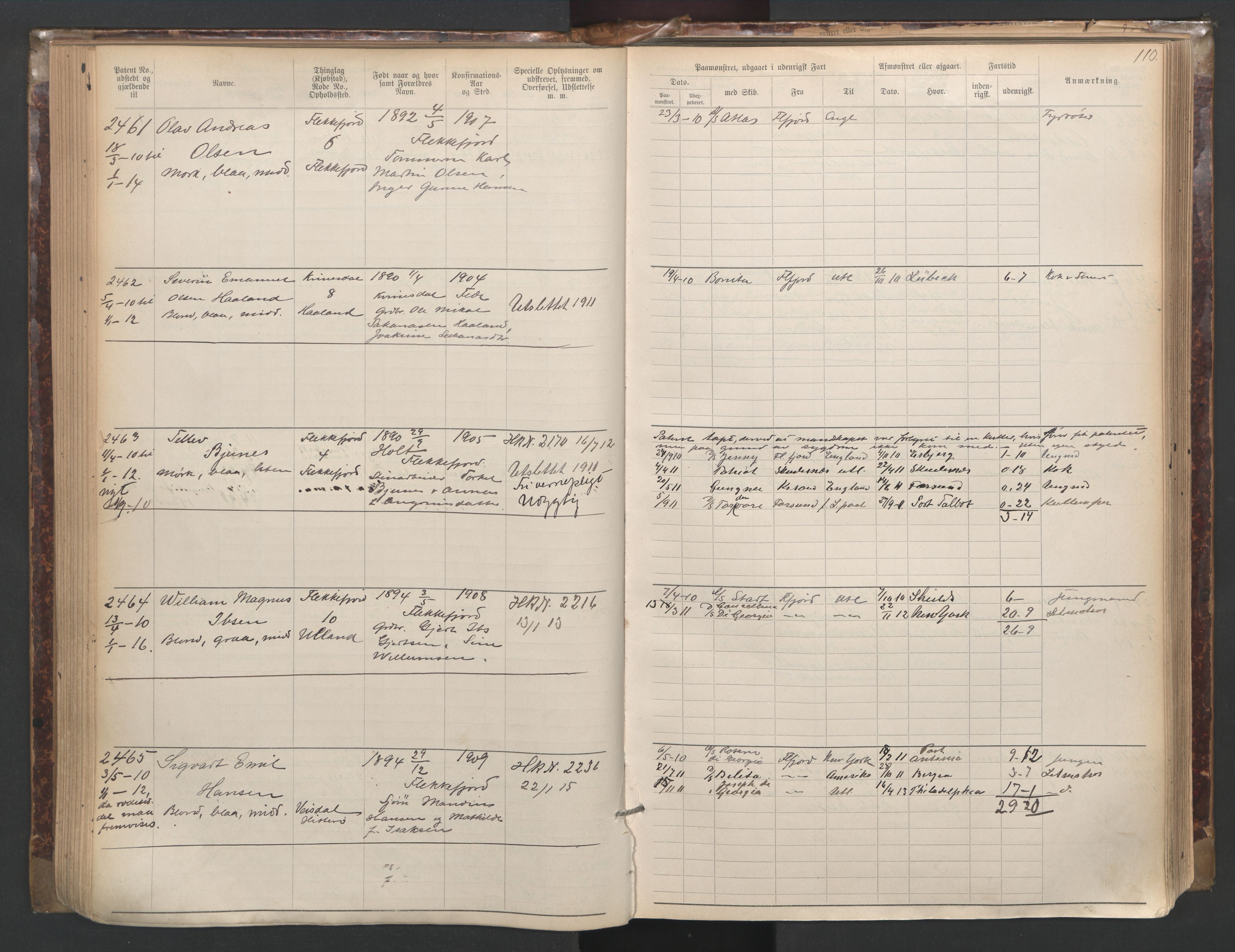 Flekkefjord mønstringskrets, SAK/2031-0018/F/Fa/L0003: Annotasjonsrulle nr 1921-2963 med register, N-3, 1892-1948, p. 141