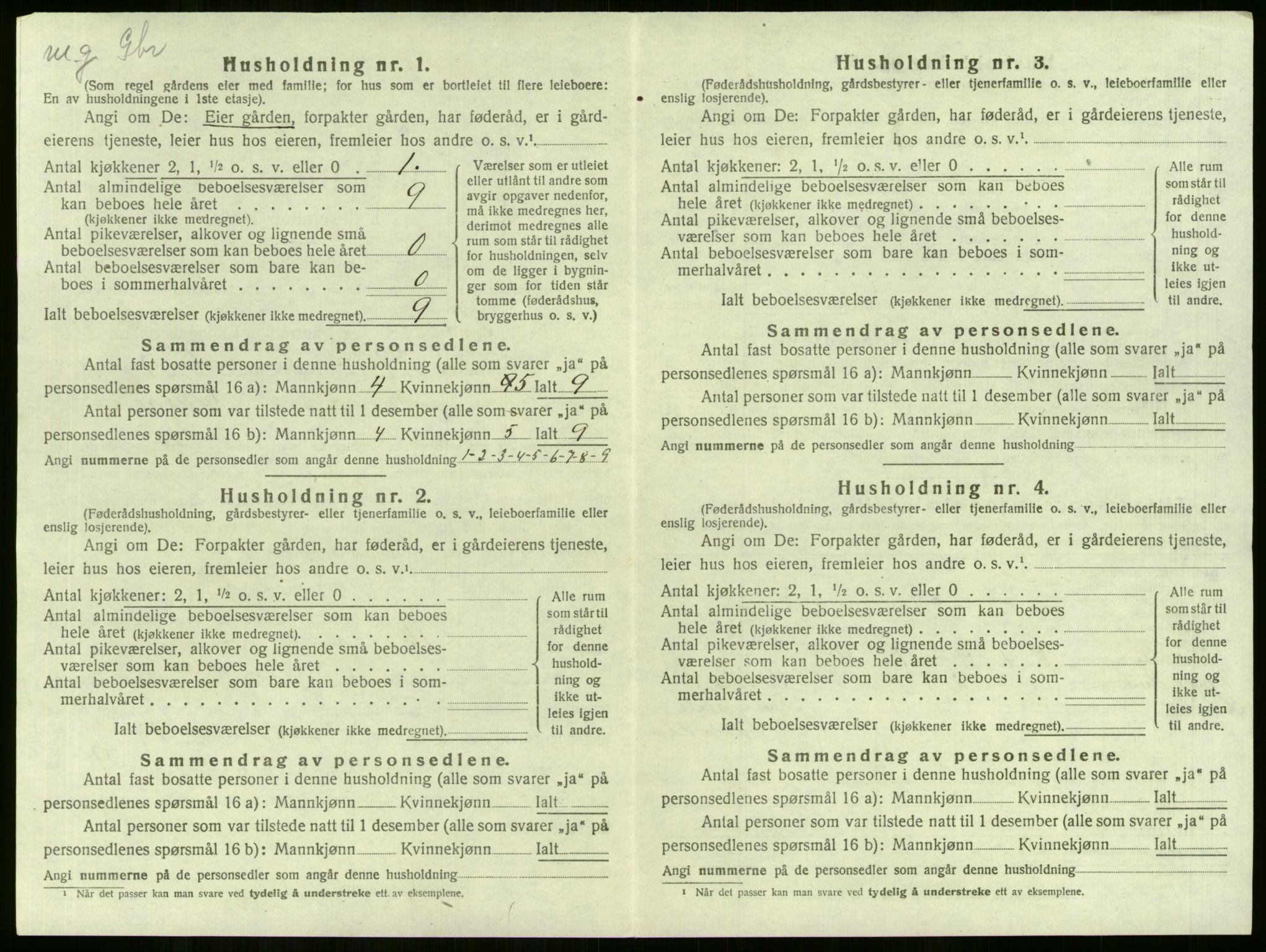 SAKO, 1920 census for Lier, 1920, p. 1812