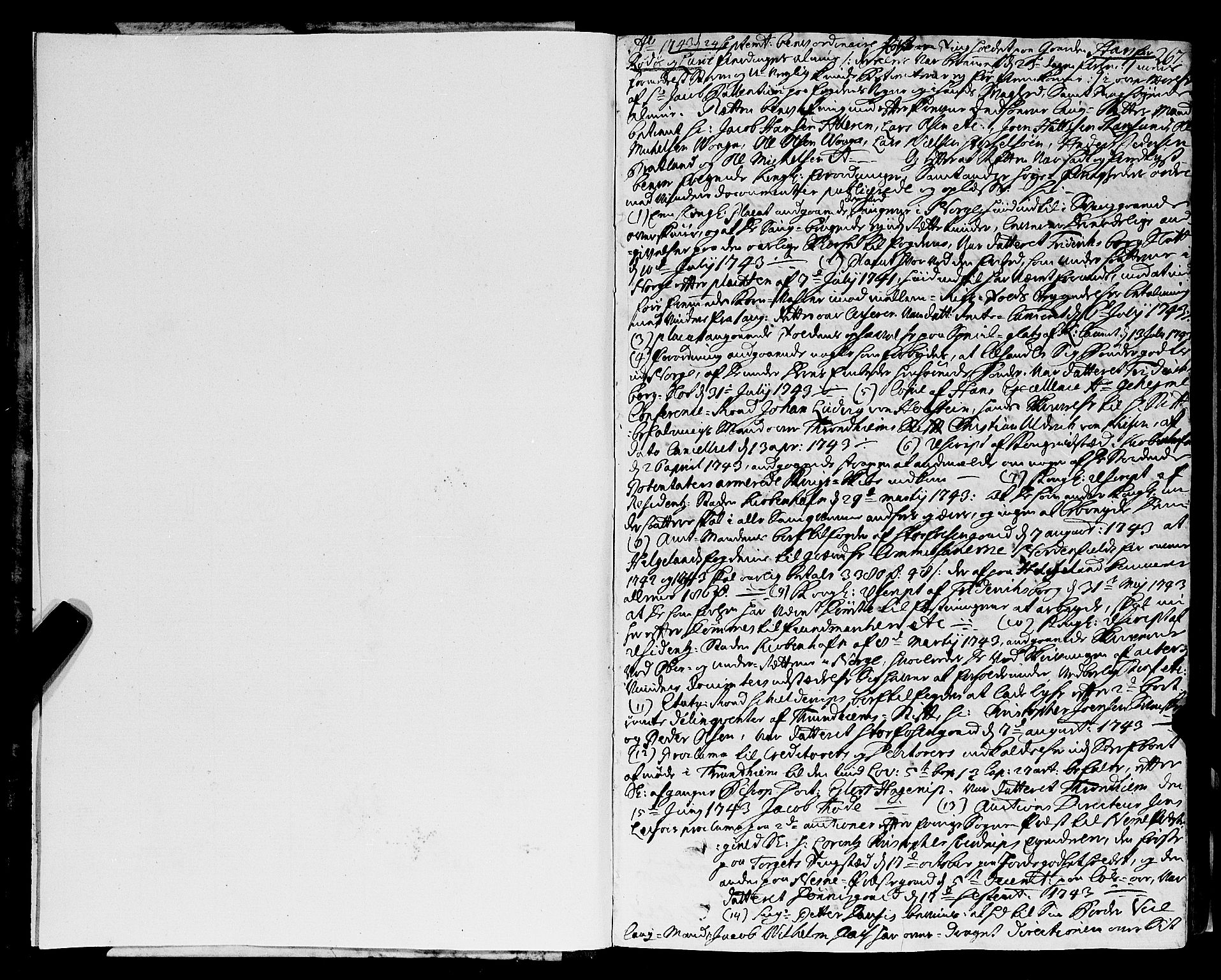Helgeland sorenskriveri, SAT/A-0004/1/1A/L0012: Tingbok 12B, 1743-1745, p. 266b-267a