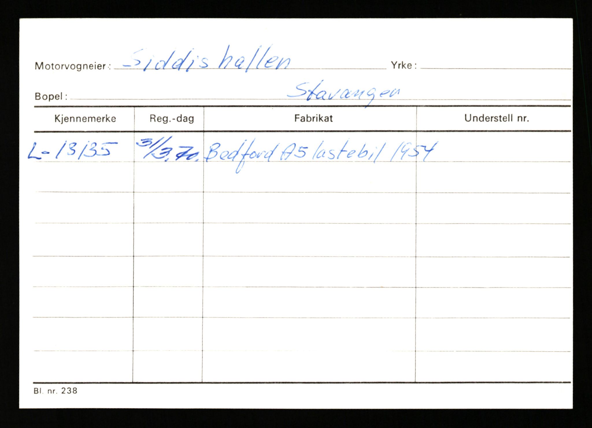 Stavanger trafikkstasjon, AV/SAST-A-101942/0/H/L0033: Scala - Skeibrok, 1930-1971, p. 1104