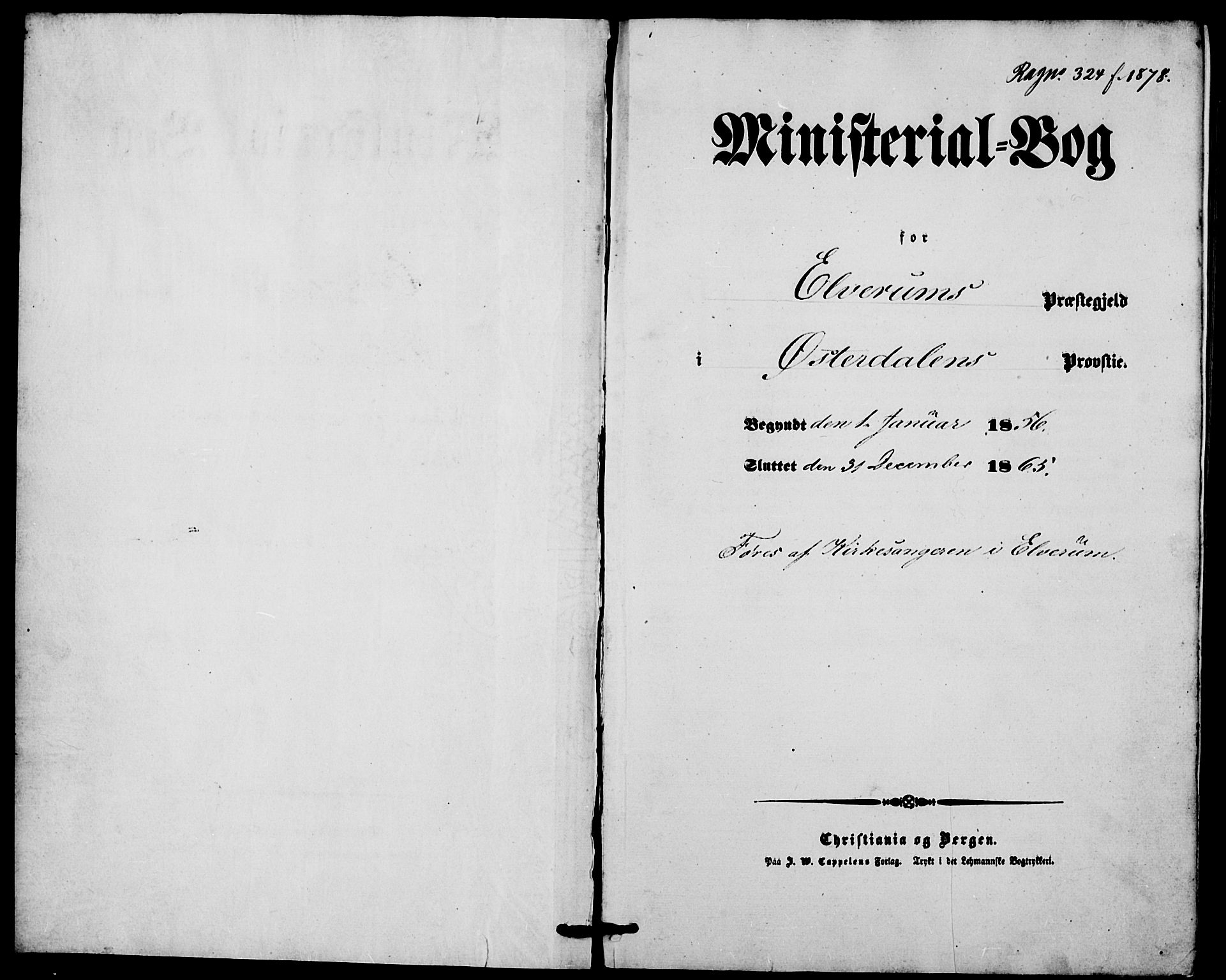 Elverum prestekontor, SAH/PREST-044/H/Ha/Hab/L0003: Parish register (copy) no. 3, 1856-1865
