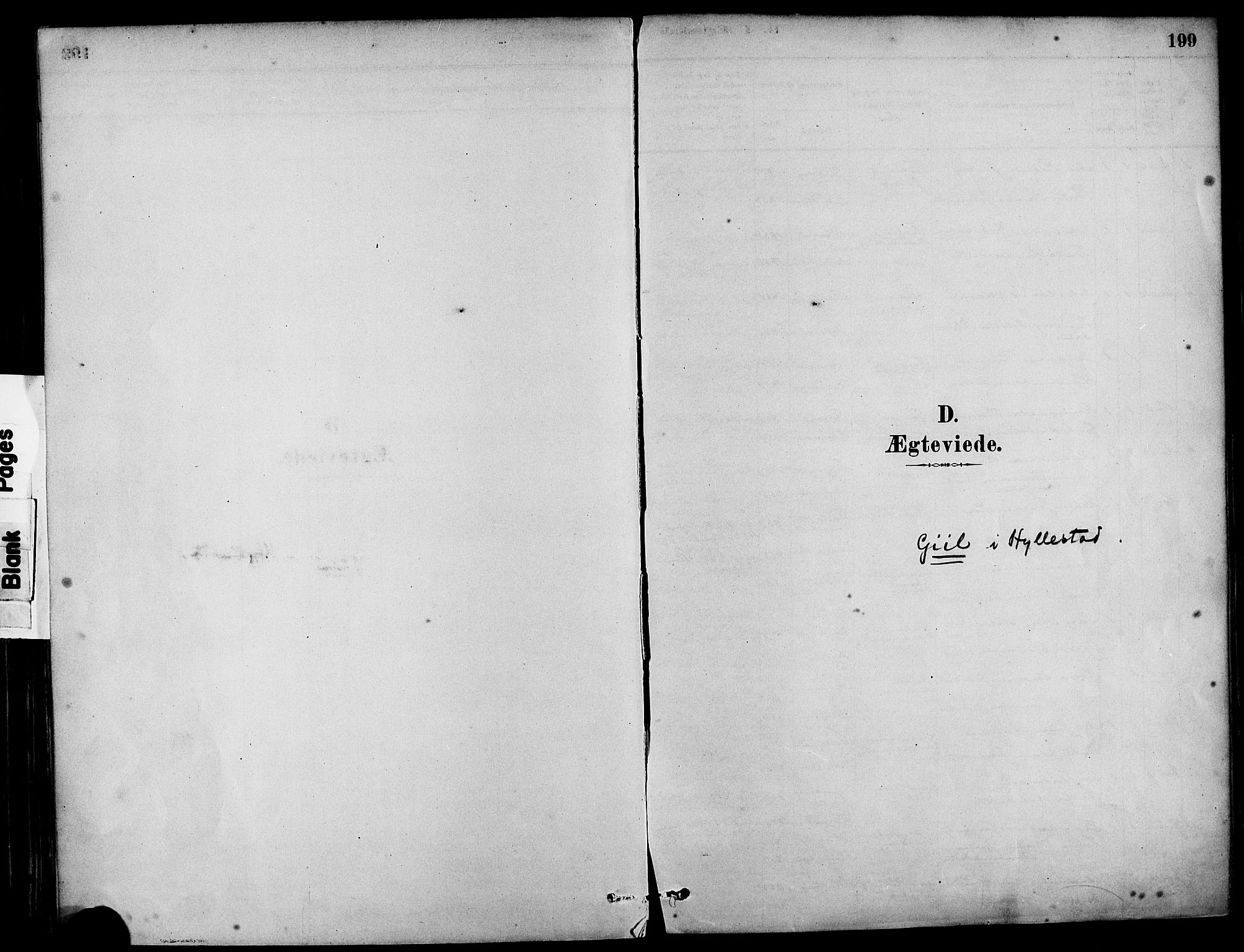 Askøy Sokneprestembete, SAB/A-74101/H/Ha/Haa/Haab/L0001: Parish register (official) no. B 1, 1878-1889, p. 199
