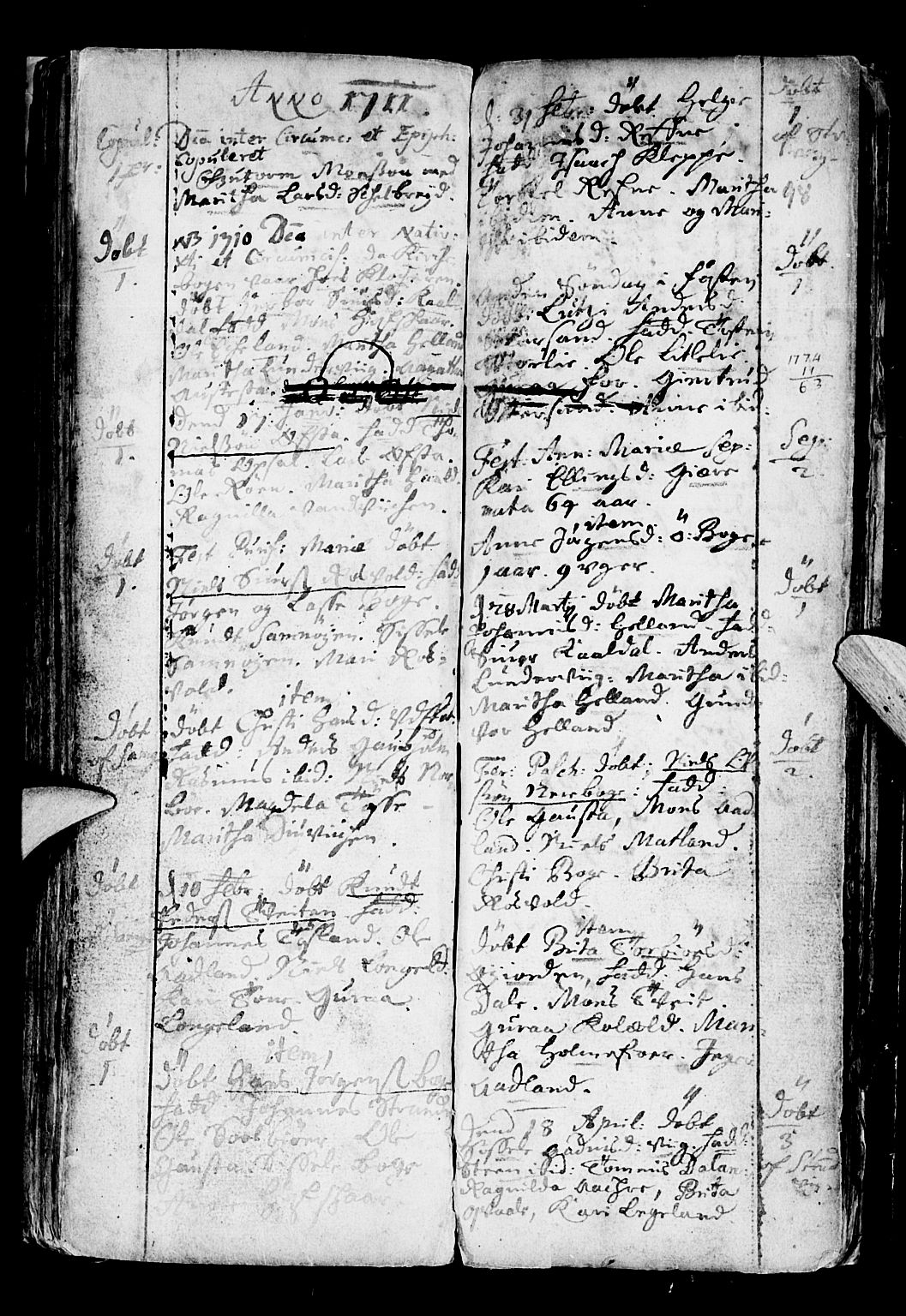 Os sokneprestembete, AV/SAB-A-99929: Parish register (official) no. A 6, 1669-1719, p. 98