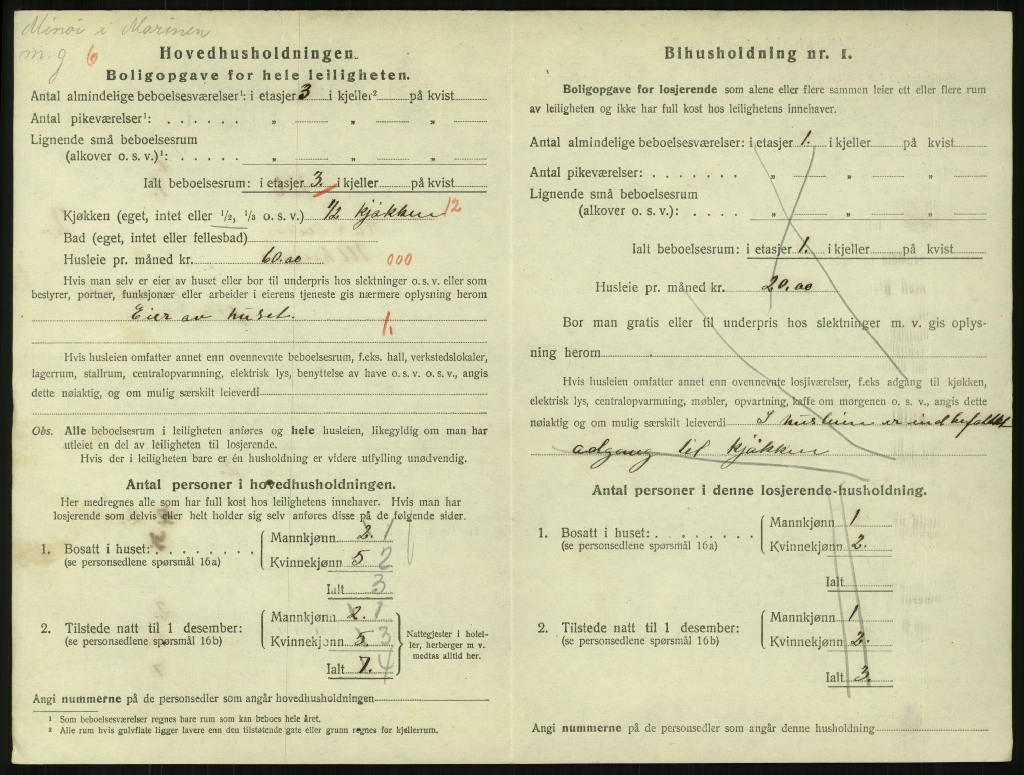 SAKO, 1920 census for Horten, 1920, p. 3796