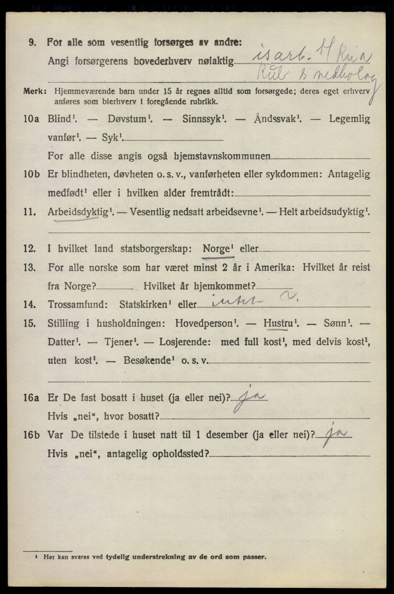 SAO, 1920 census for Asker, 1920, p. 10279