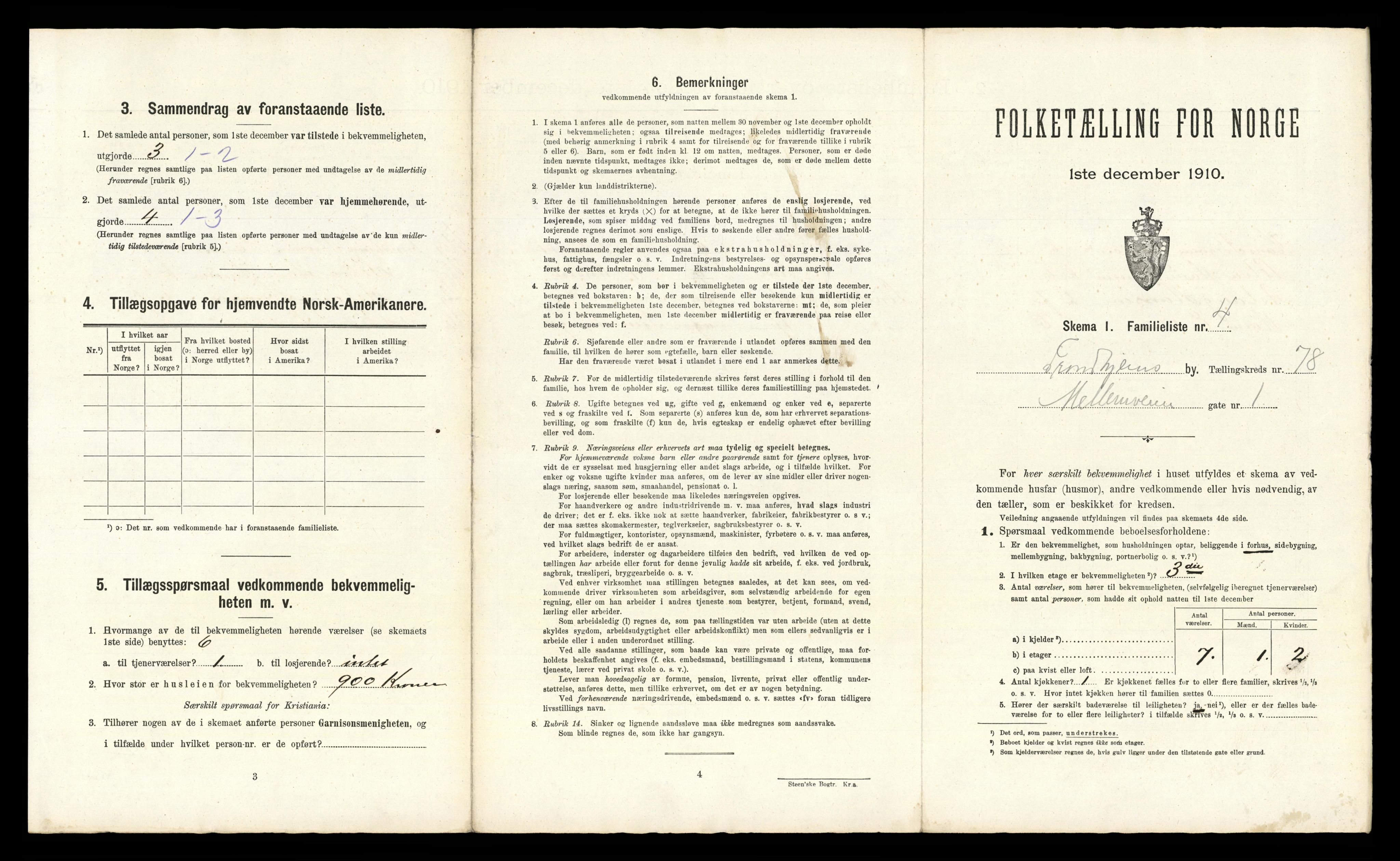 RA, 1910 census for Trondheim, 1910, p. 23627