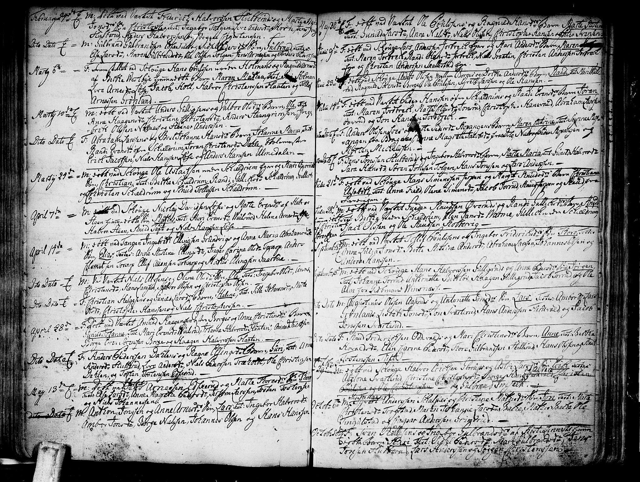 Skoger kirkebøker, SAKO/A-59/F/Fa/L0001: Parish register (official) no. I 1, 1746-1814, p. 103