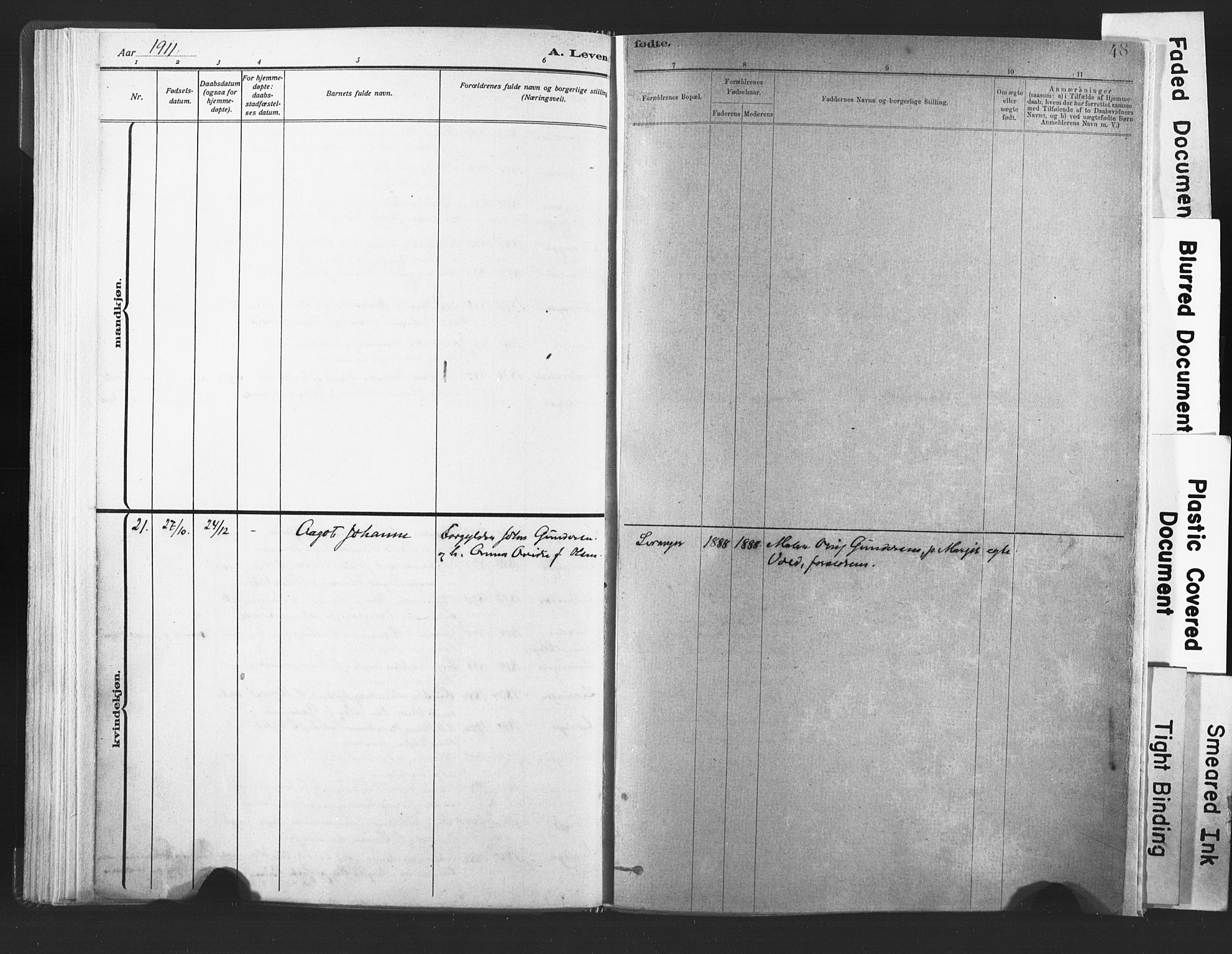 Ministerialprotokoller, klokkerbøker og fødselsregistre - Nord-Trøndelag, AV/SAT-A-1458/720/L0189: Parish register (official) no. 720A05, 1880-1911, p. 48