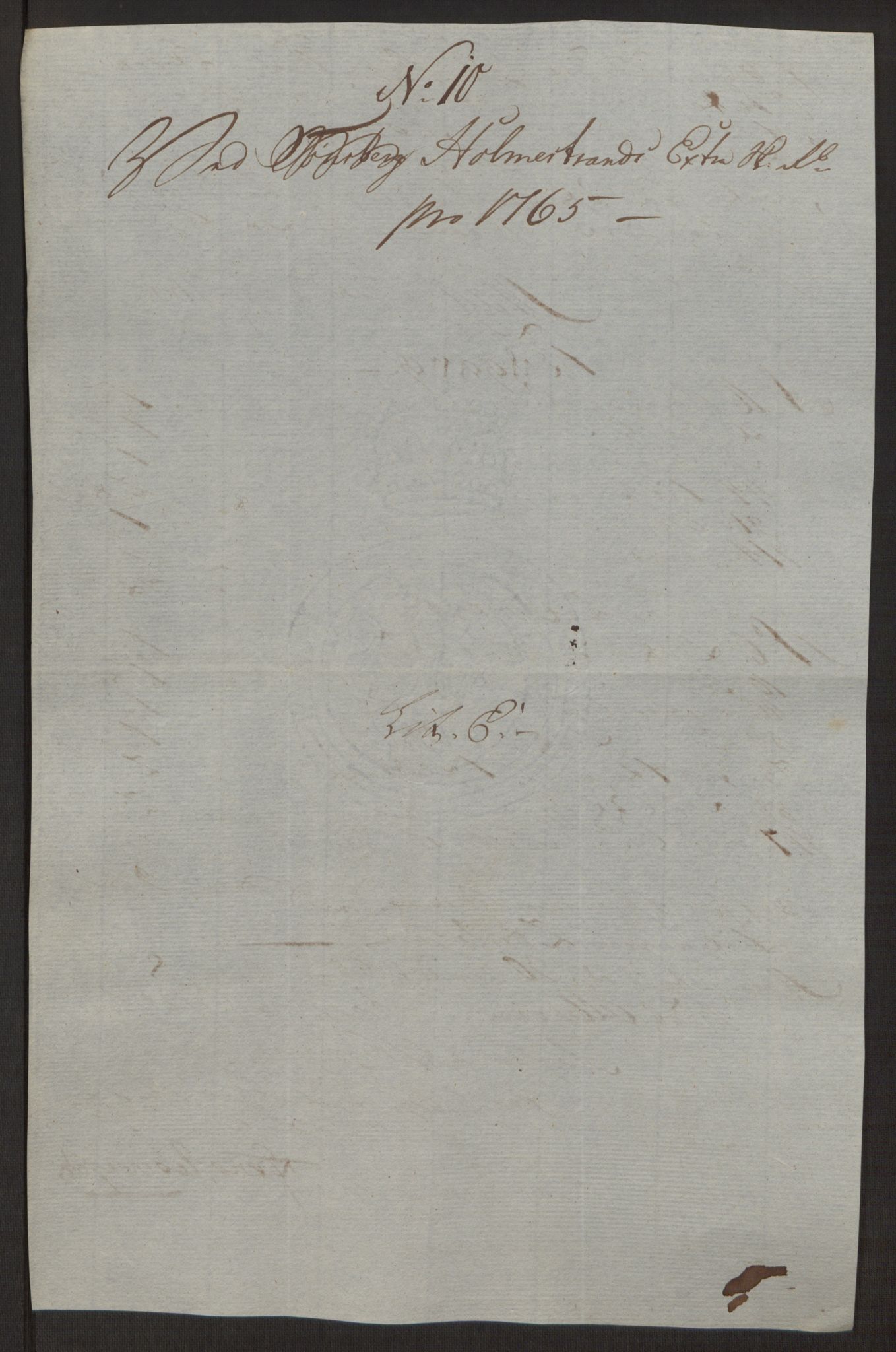 Rentekammeret inntil 1814, Reviderte regnskaper, Byregnskaper, AV/RA-EA-4066/R/Rh/L0163/0001: [H4] Kontribusjonsregnskap / Ekstraskatt, Holmestrand, 1762-1772, p. 217