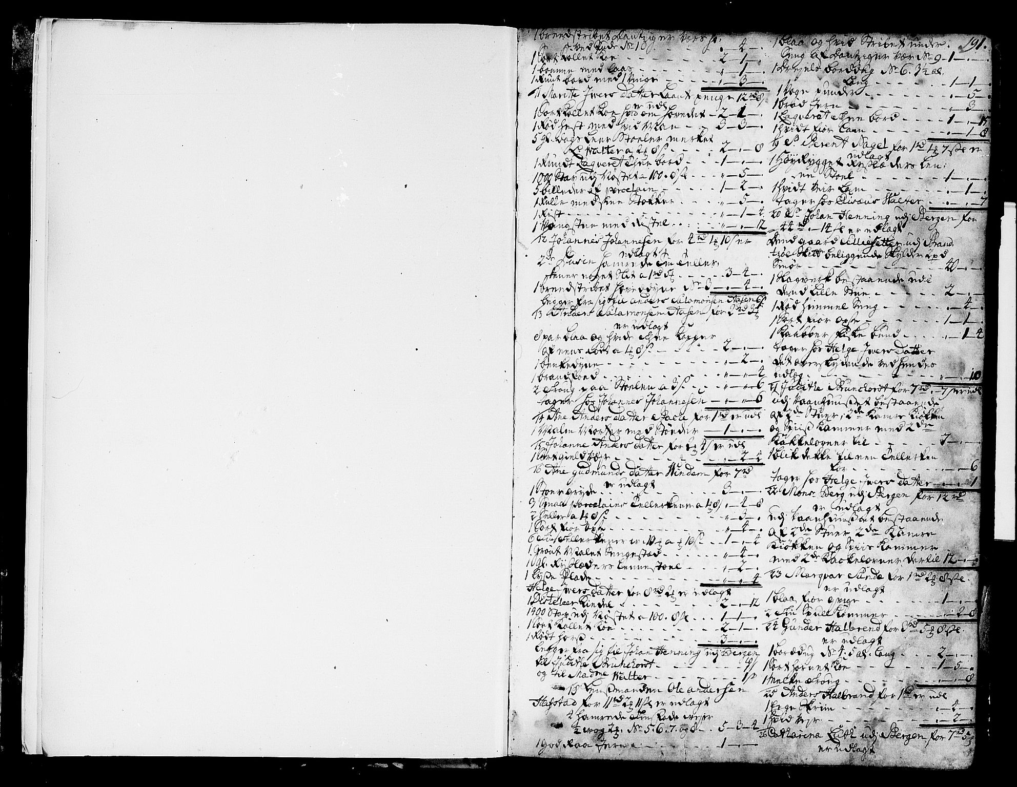 Sunnfjord tingrett, SAB/A-3201/1/H/Ha/Hab/L0004b: Skifteprotokoll, folio 191-378, 1730-1732, p. 190b-191a