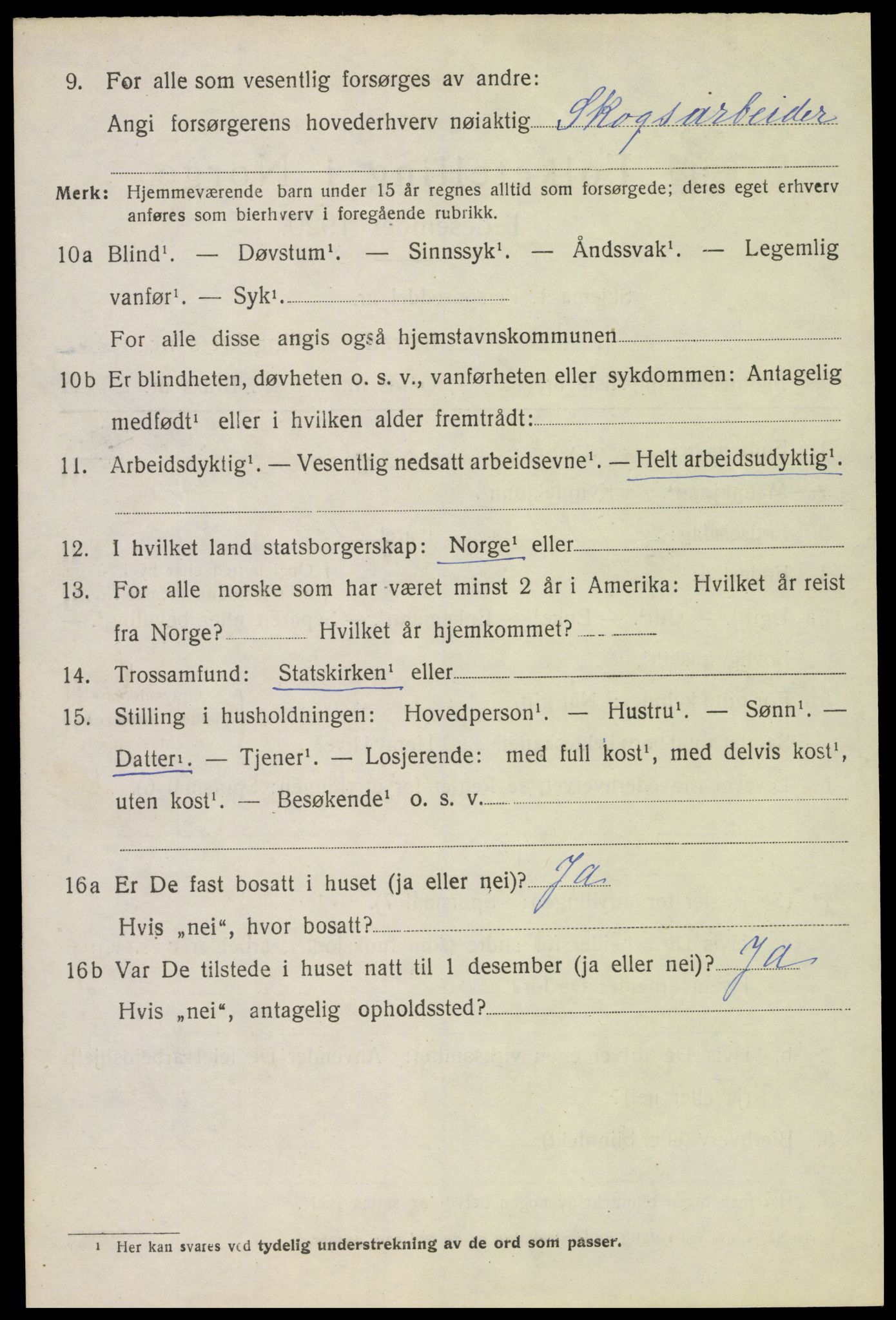 SAH, 1920 census for Sør-Odal, 1920, p. 9282