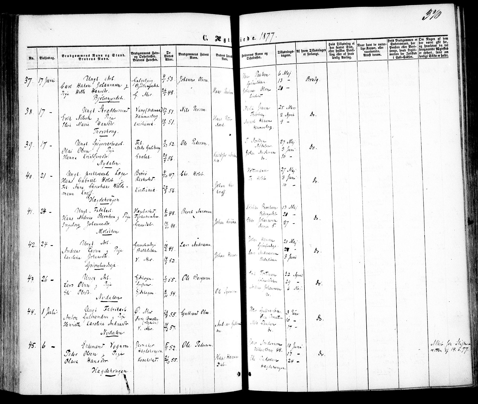 Vestre Aker prestekontor Kirkebøker, AV/SAO-A-10025/F/Fa/L0004: Parish register (official) no. 4, 1857-1877, p. 370